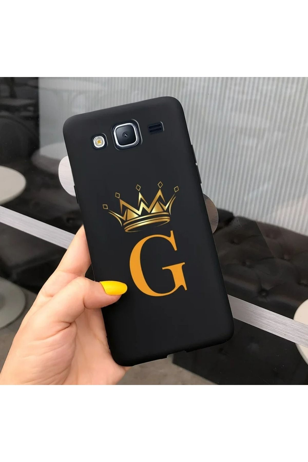 Rotaks Samsung Galaxy J3 Uyumlu Kılıf Silikon Esnek İsme Özel Baskılı Harf