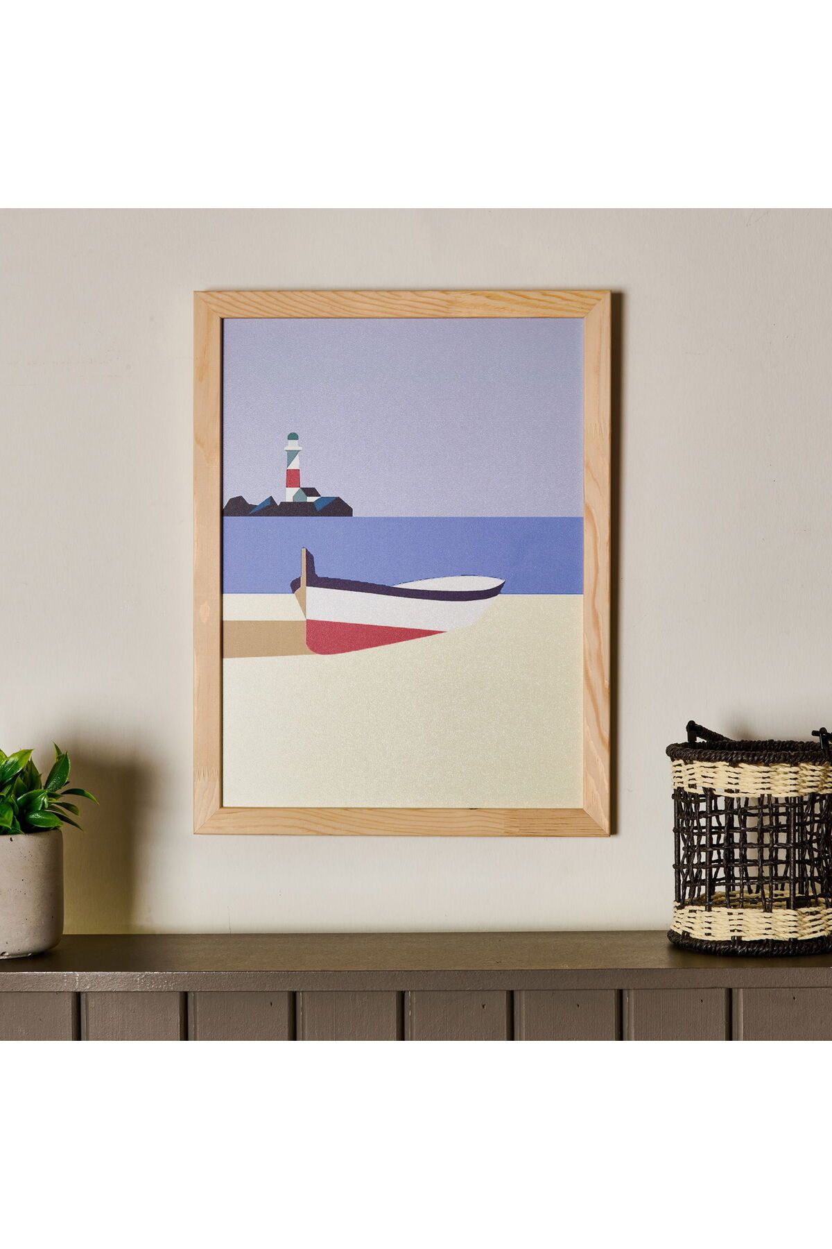 ASPARTAM Nautical Fun Duvar Panosu - Mavi - 30x40 cm