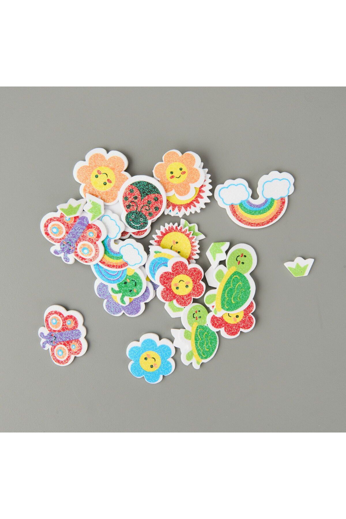 MATMEL Simli 33'lü Eva Sticker - Renkli