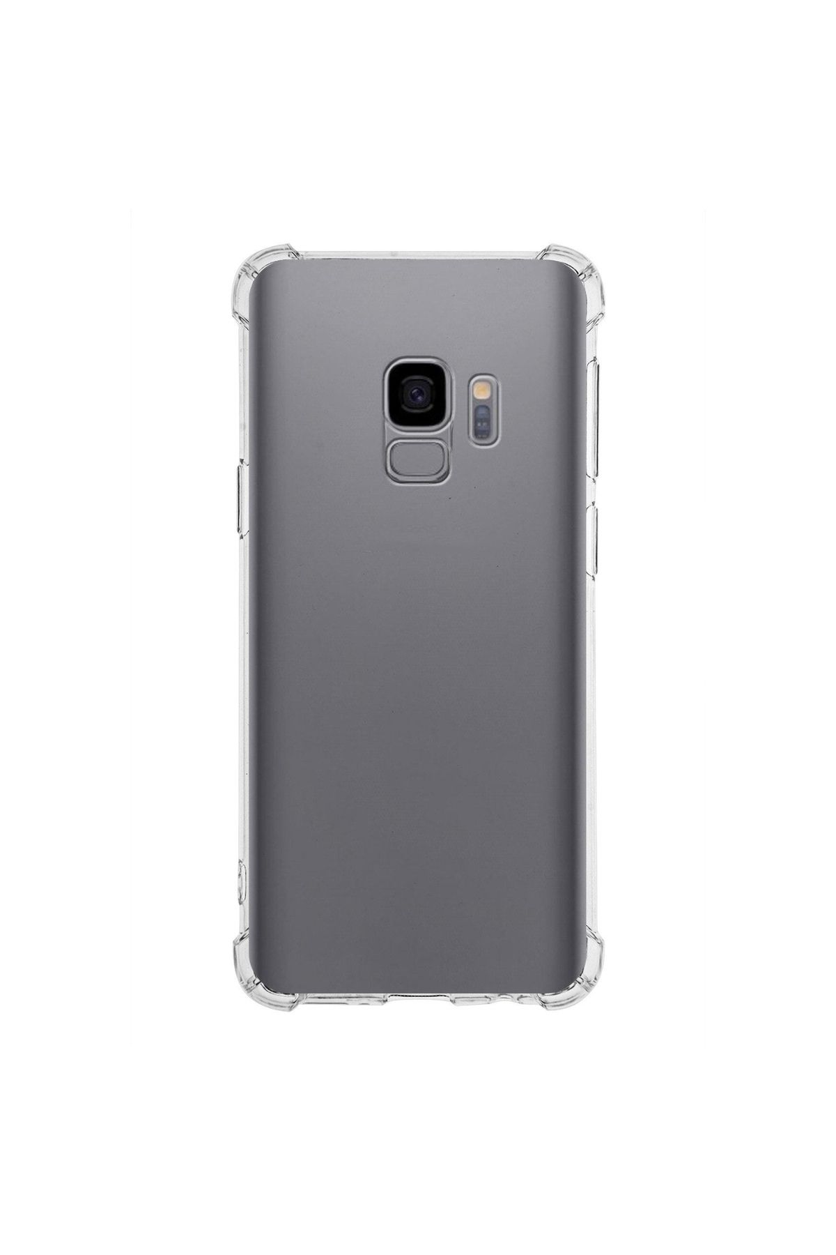 CaseArt Samsung Galaxy S9 ile uyumlu Kapak Köşe Korumalı Airbag Antishock Şeffaf Silikon Kılıf