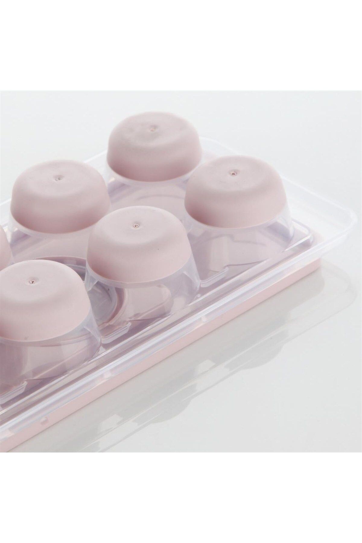 STOREMAX-Jvnnastore 12-Piece Lid Non-Stick Silicone Based Plastic Cube Ice Mold 646268 2