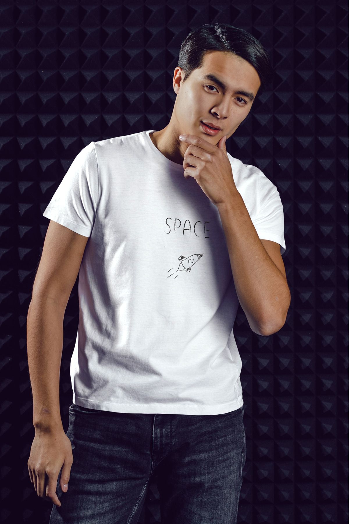 Decrift Space %100 Pamuk Erkek T-Shirt