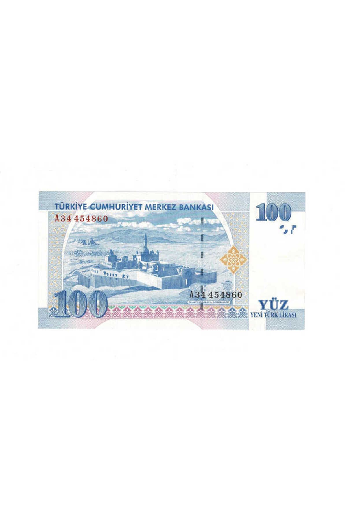 Gökçe Koleksiyon 8.Emisyon 100 YTL Seri A34 ÇİL *Deste Eziği Mevcuttur* TCK9475
