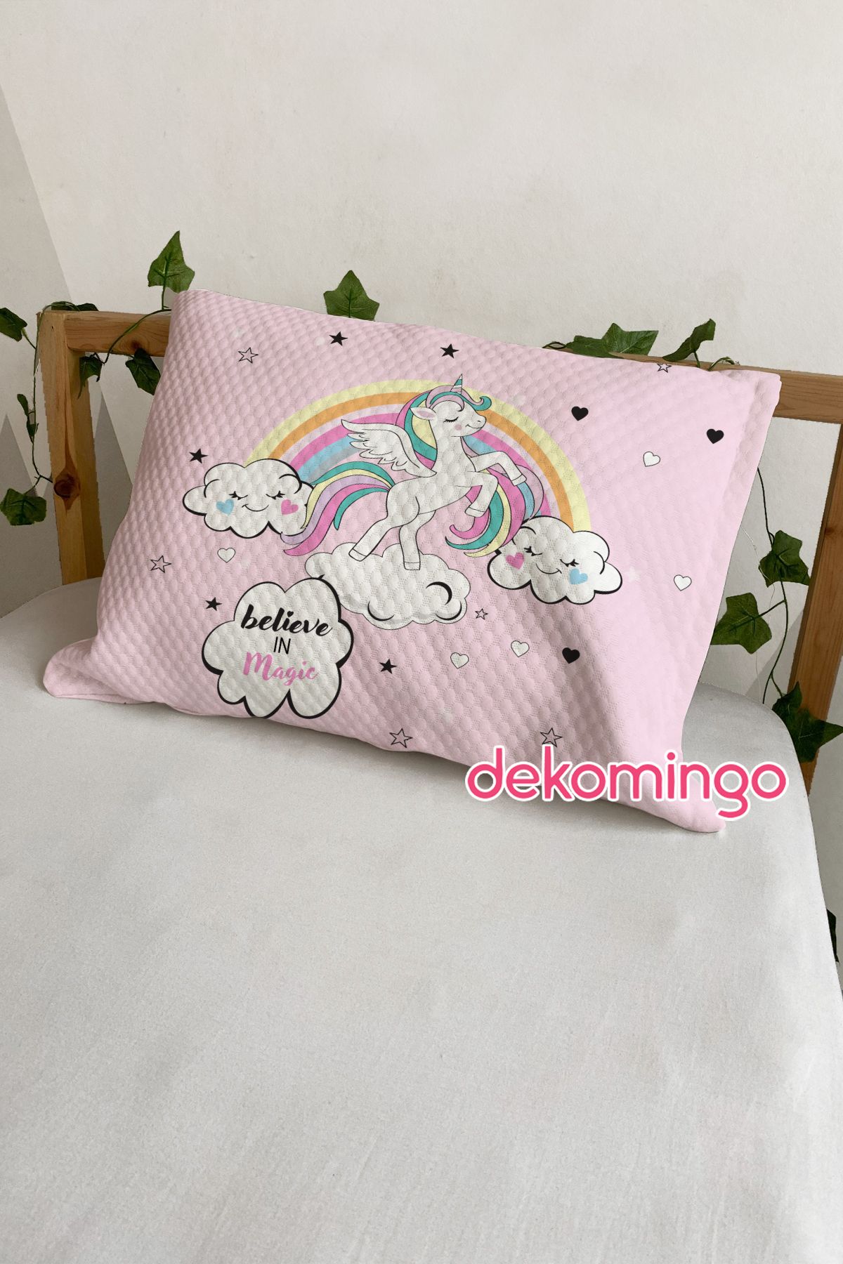 dekomingo SİHİRLİ UNICORN 2 ADET YASTIK KILIFI