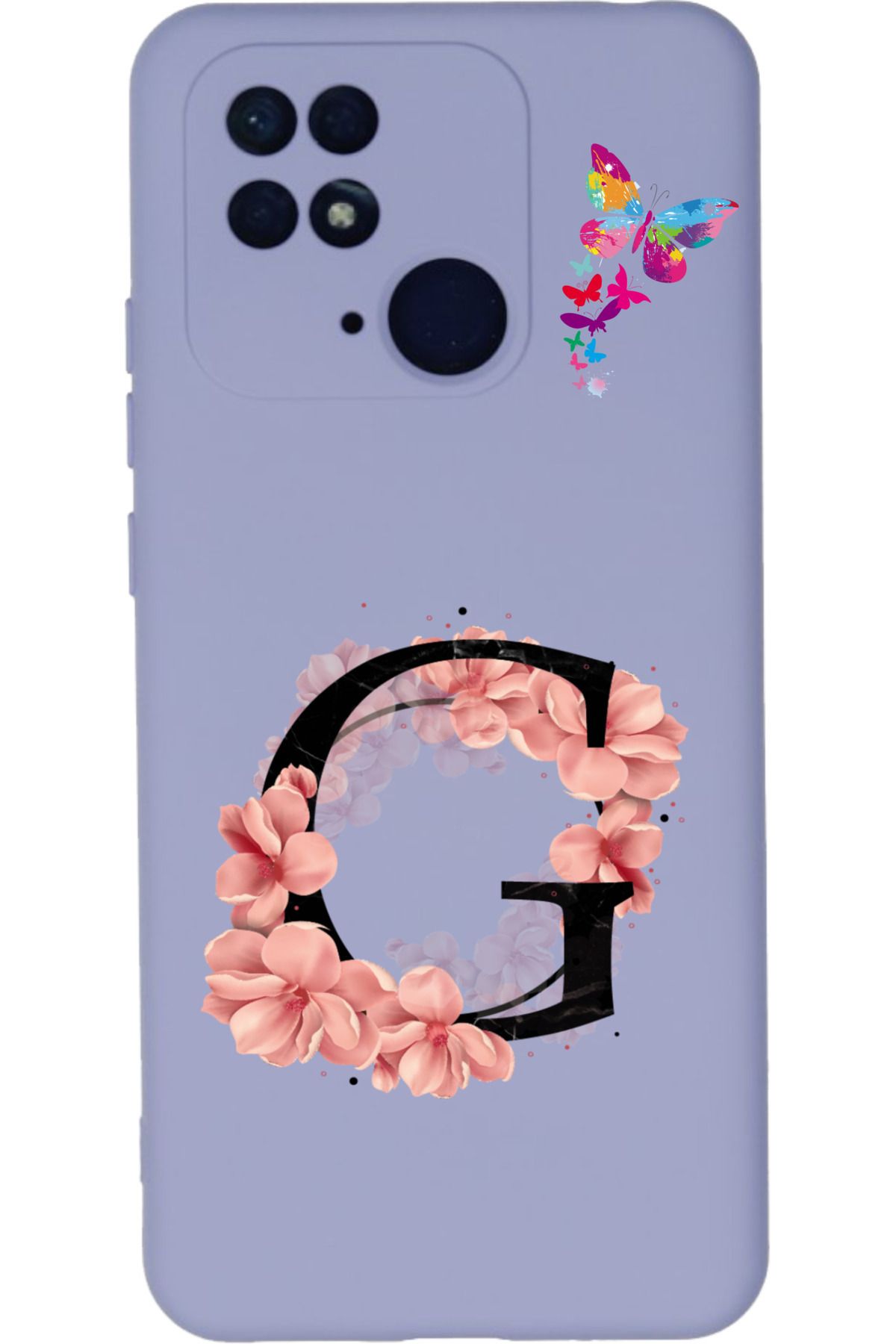Rotaks Xiaomi Redmi Note 10c Uyumlu Kılıf Silikon Esnek Soft ve Pürüzsüz İsme Özel Baskılı