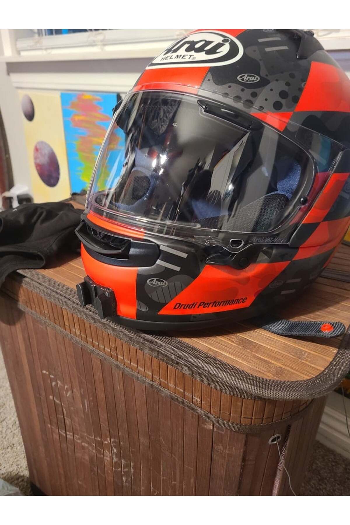 Lucest Arai Regent X Uyumlu Go Pro Chin Mount (Plastik Aparattır!!!)