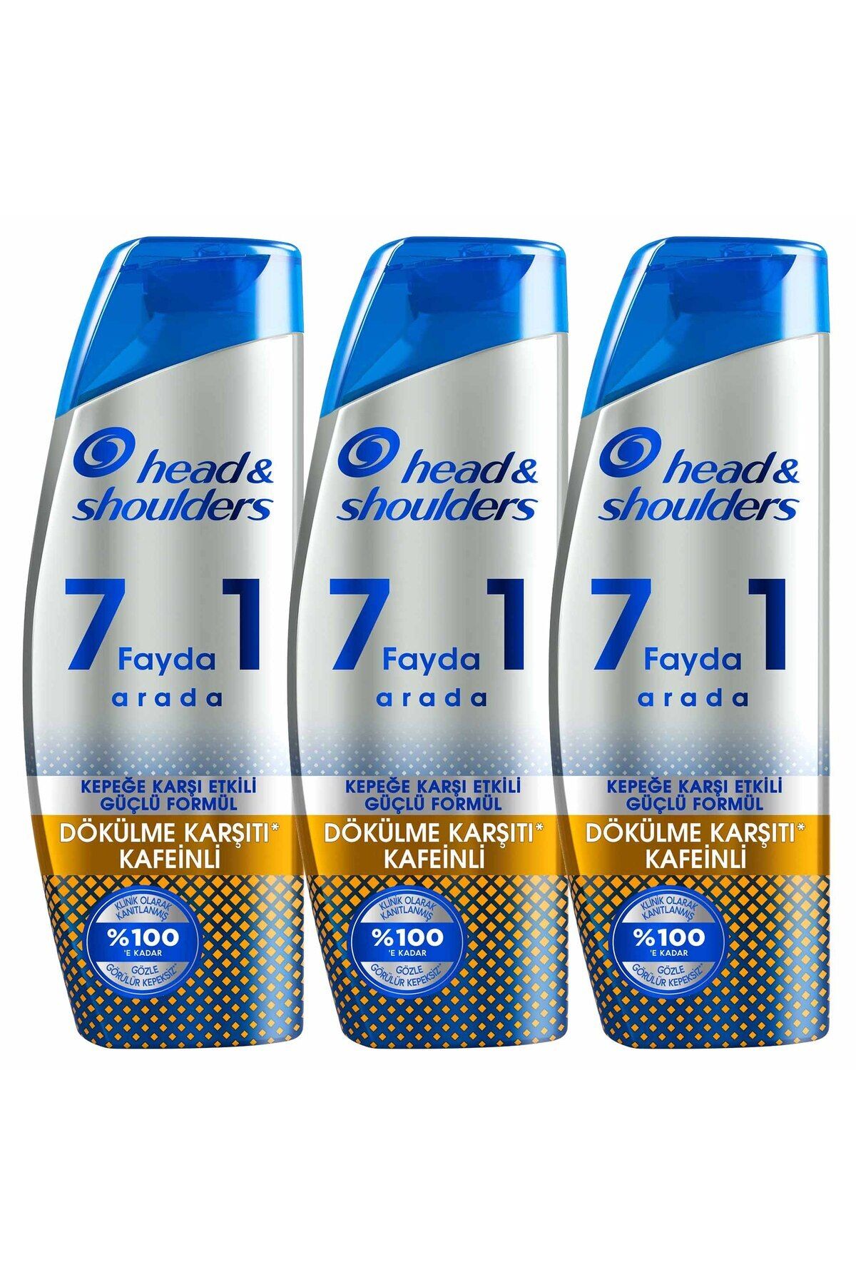 head and shoulders-Head & Shoulders 7 Benefits - 1 in 1 Shampoo Anti-Spill 300 Ml x 3 Pcs 3