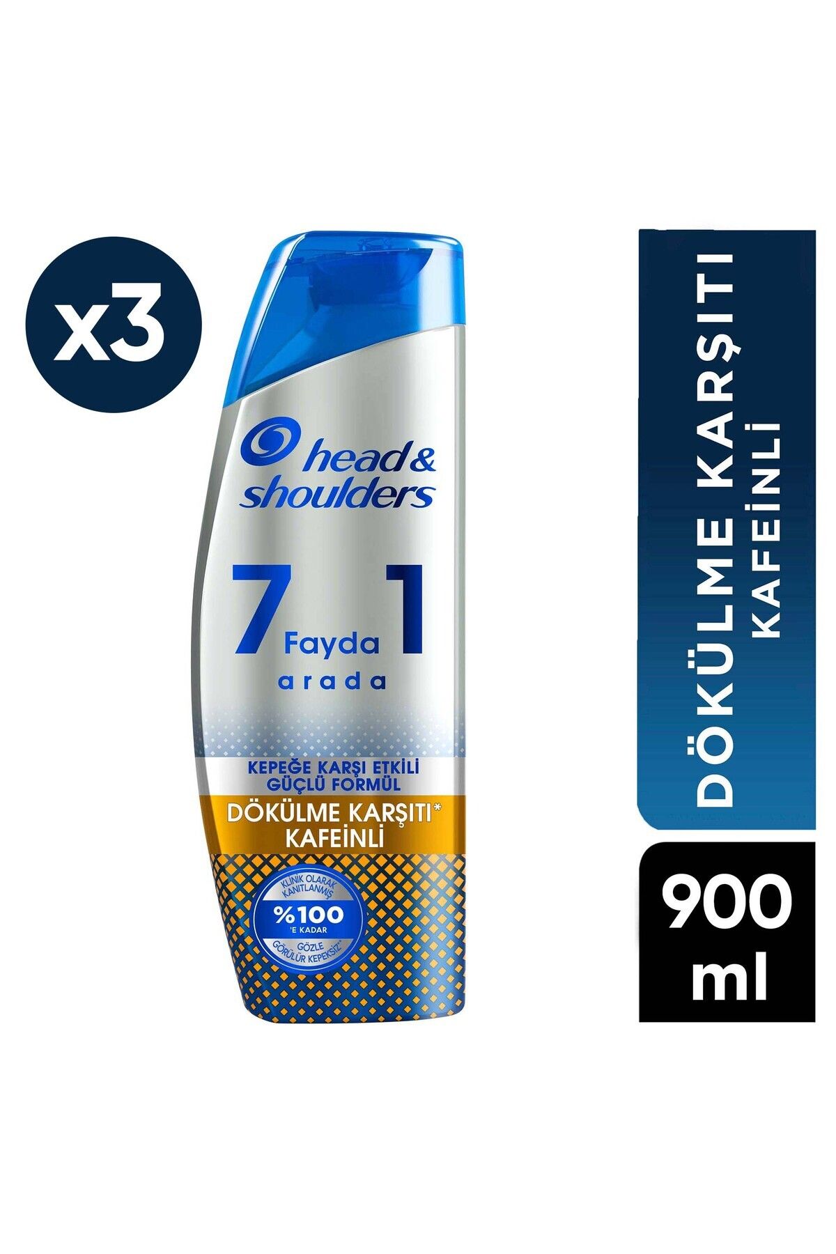 head and shoulders-Head & Shoulders 7 Benefits - 1 in 1 Shampoo Anti-Spill 300 Ml x 3 Pcs 2