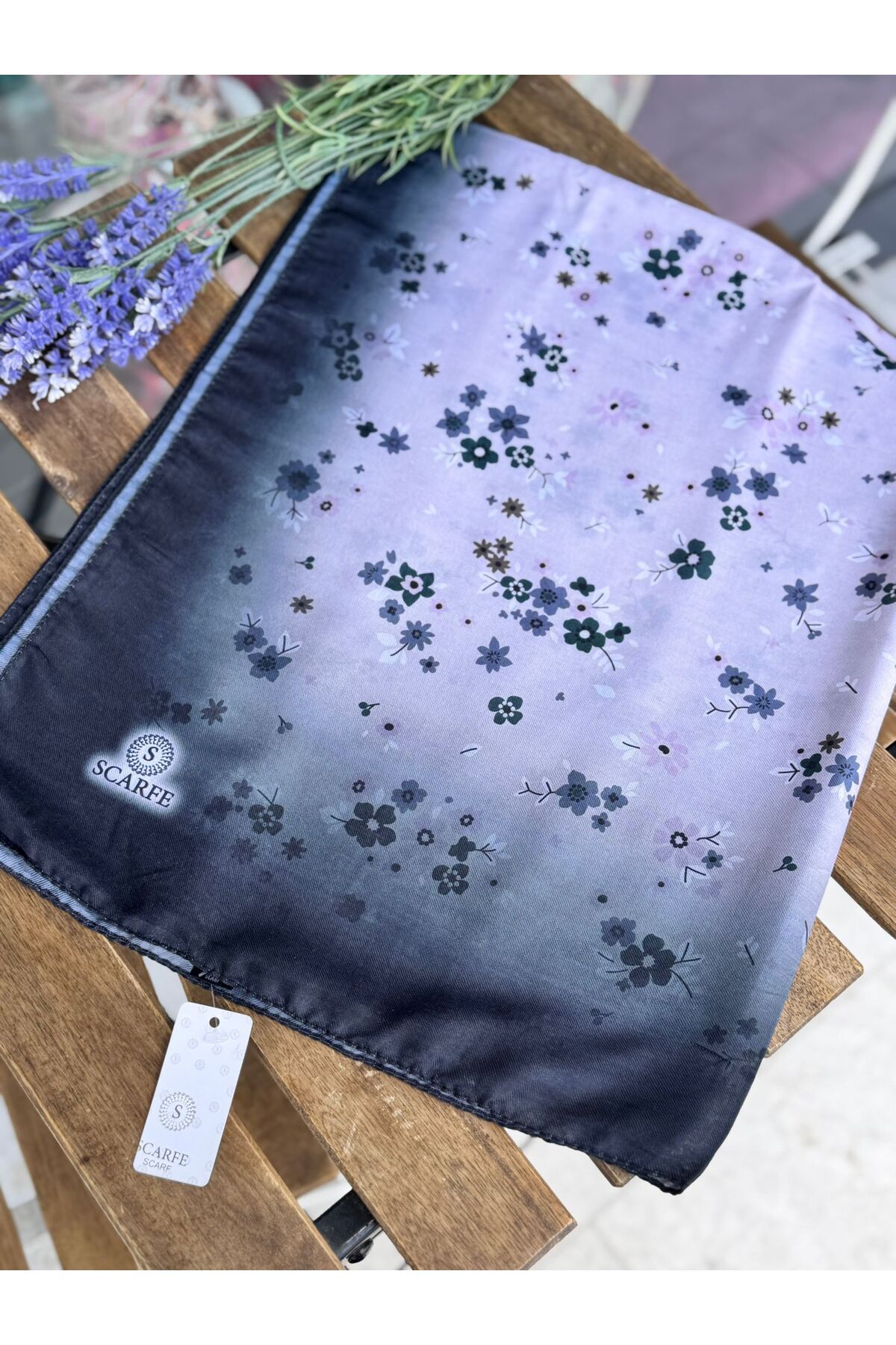 scarfe ÇİÇEK DESENLİ SOFT ŞAL