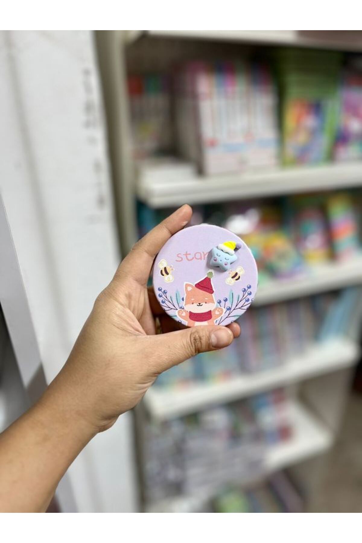 EyER Shoping Taşınabilir Makyaj Aynası Çanta Aynası Ve Cep Aynası Kapaklı