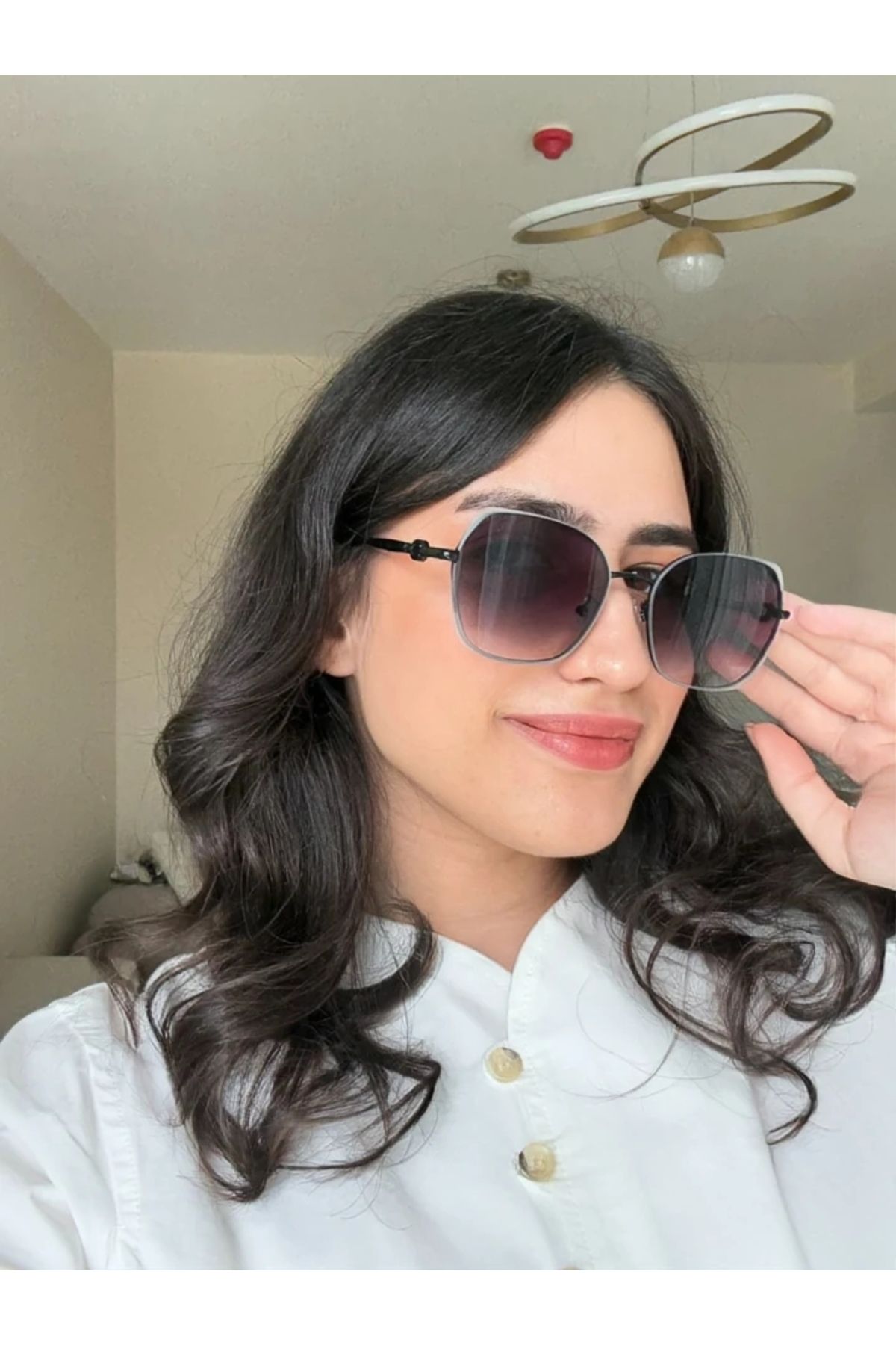 RoseandRoses Mirae Orijinal Model Güneş Gözlüğü Siyah Siyah