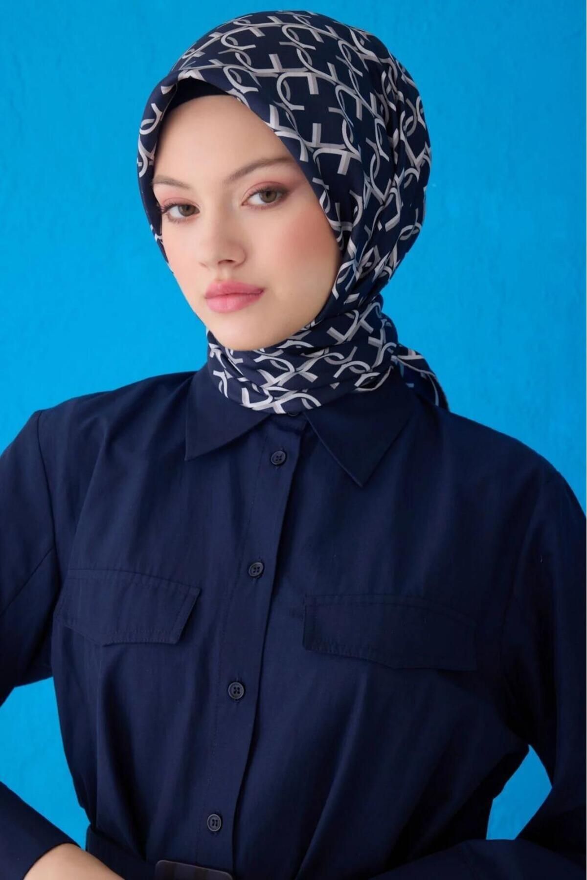 Belli Saf İpek Eşarp 4102D-08 Şura