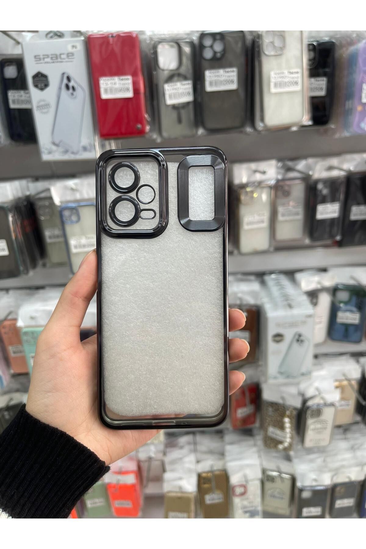 TECNOTREND xiaomi poco x5 uyumlu şeffaf renklı kılıf