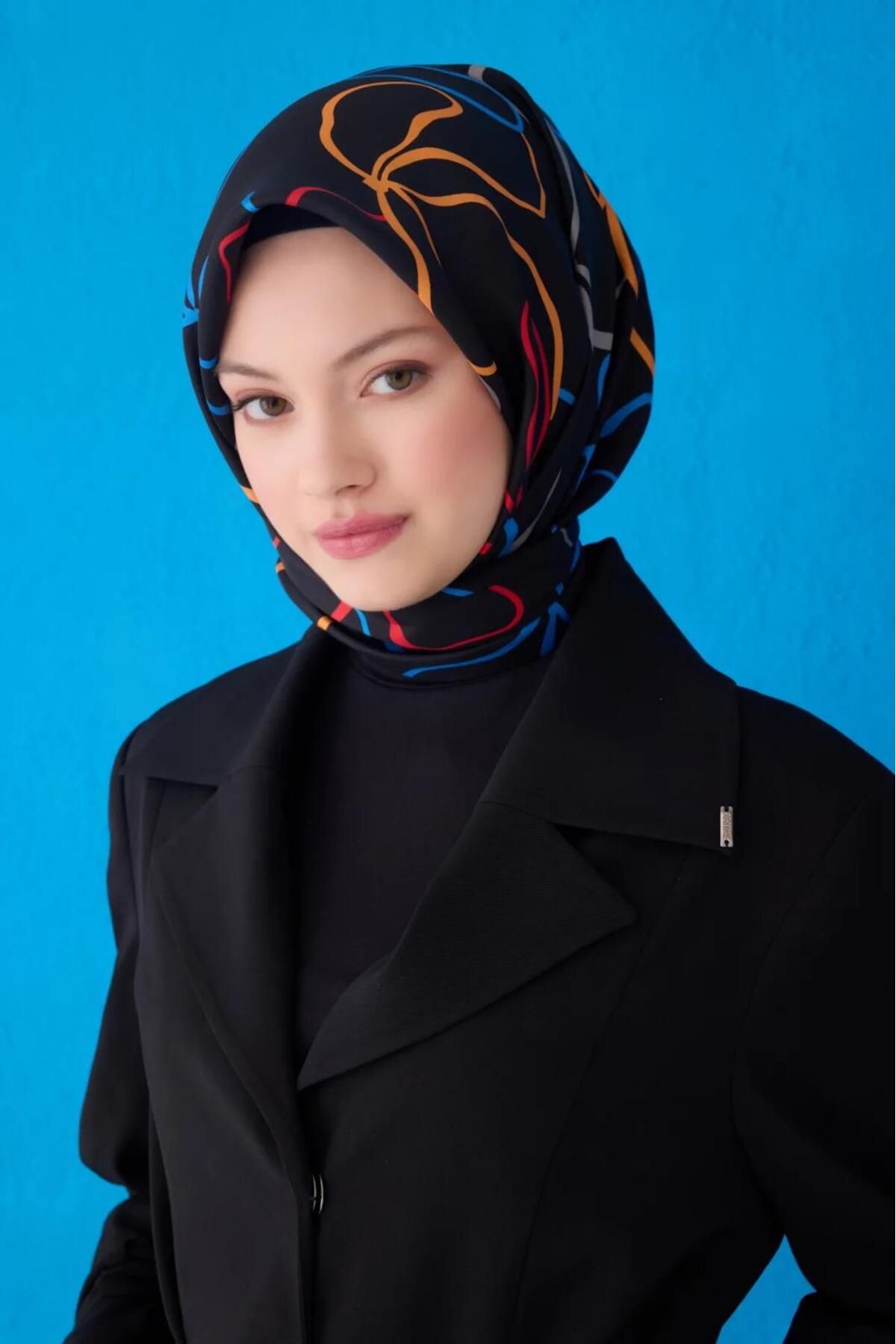 Belli Saf İpek Eşarp 4113D-85 Şura