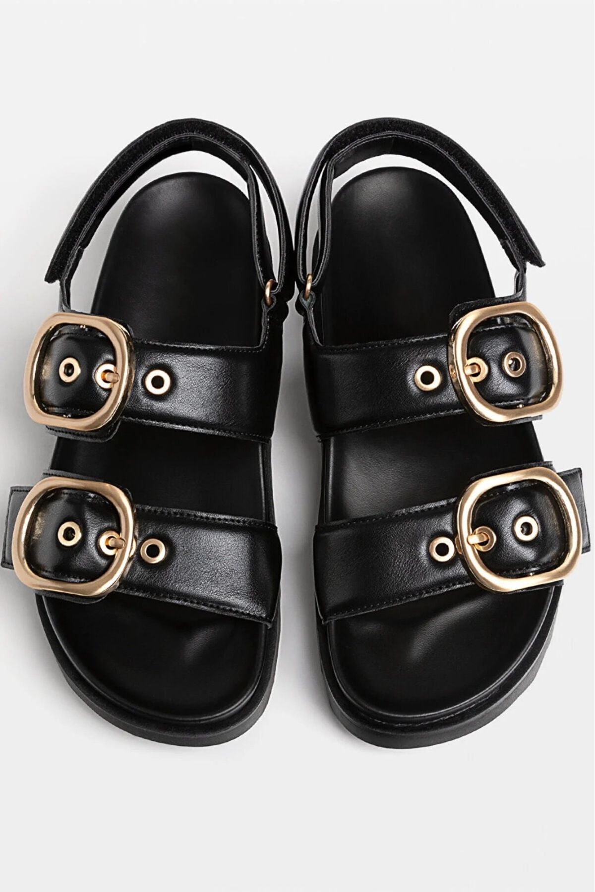 DUXAL SHOES Camelia Tokalı Düz Terlik - Sandalet