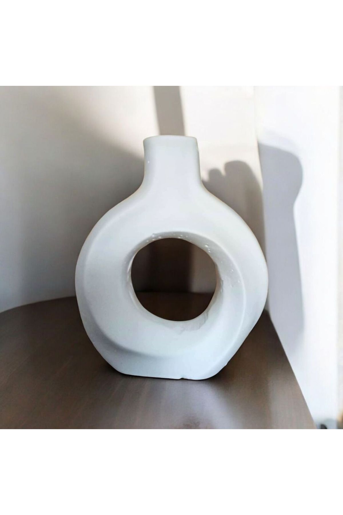 YILDIZ DECOR BETON OVAL DERİN VAZO