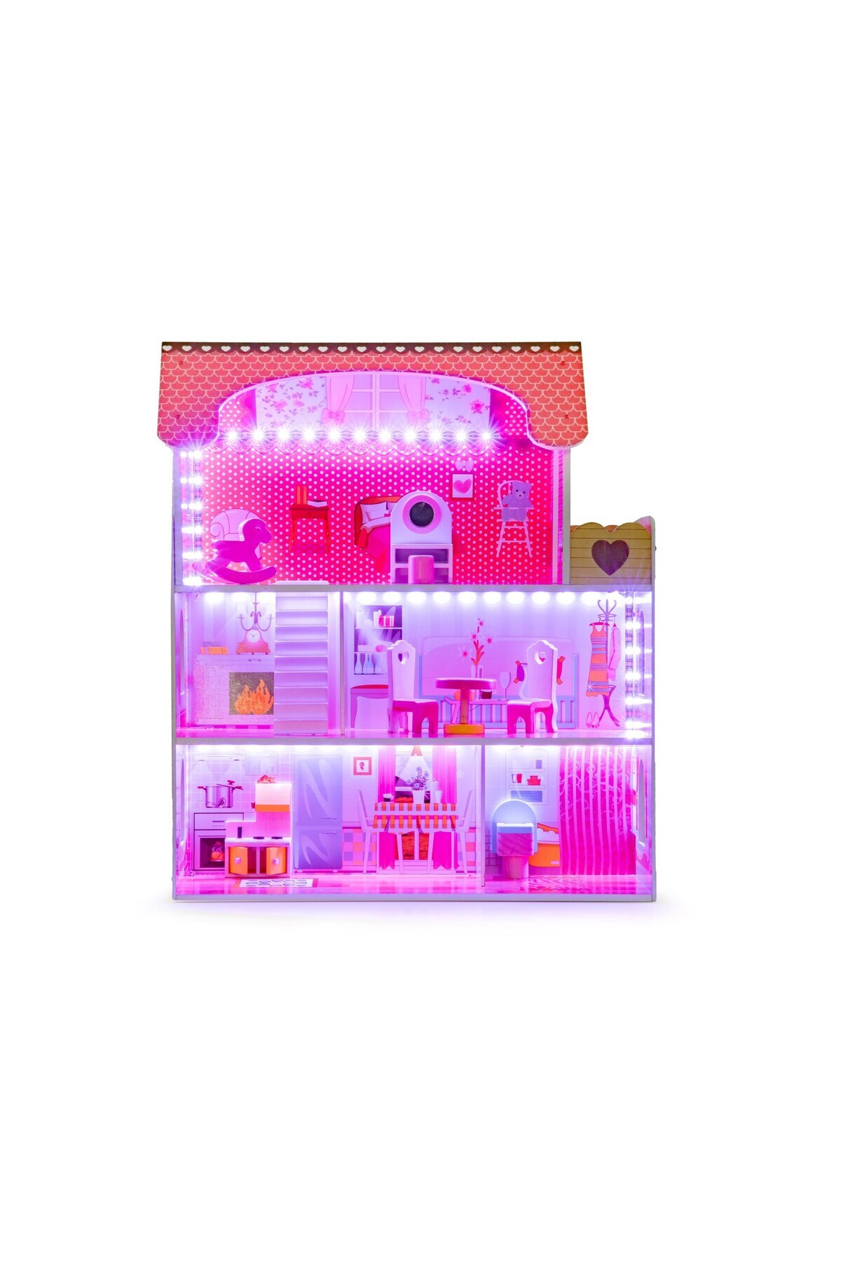 ideal STORE-Casă de păpuși din lemn PALATUL PRINȚESEI IdealSTORE 4