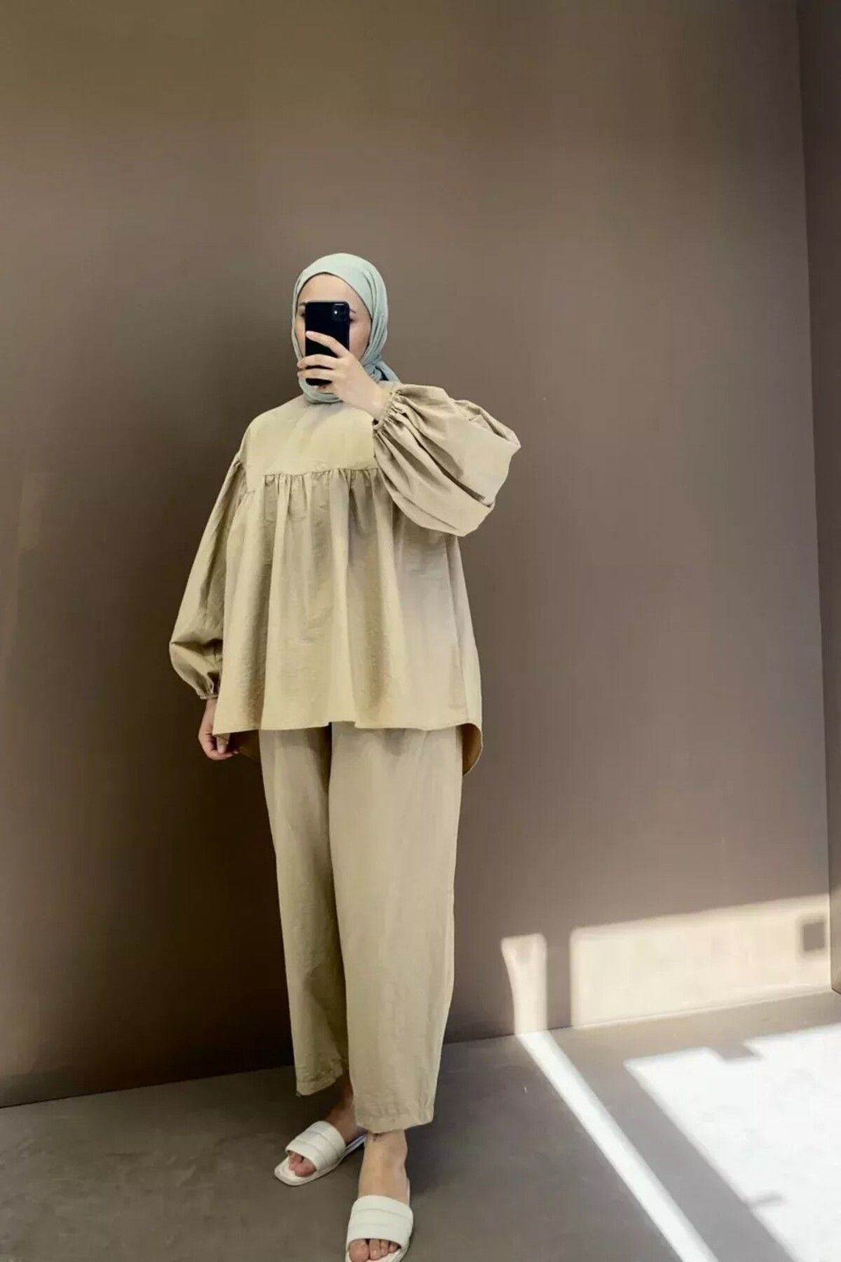 FERHEL Boho Tunik Pantolon Takım