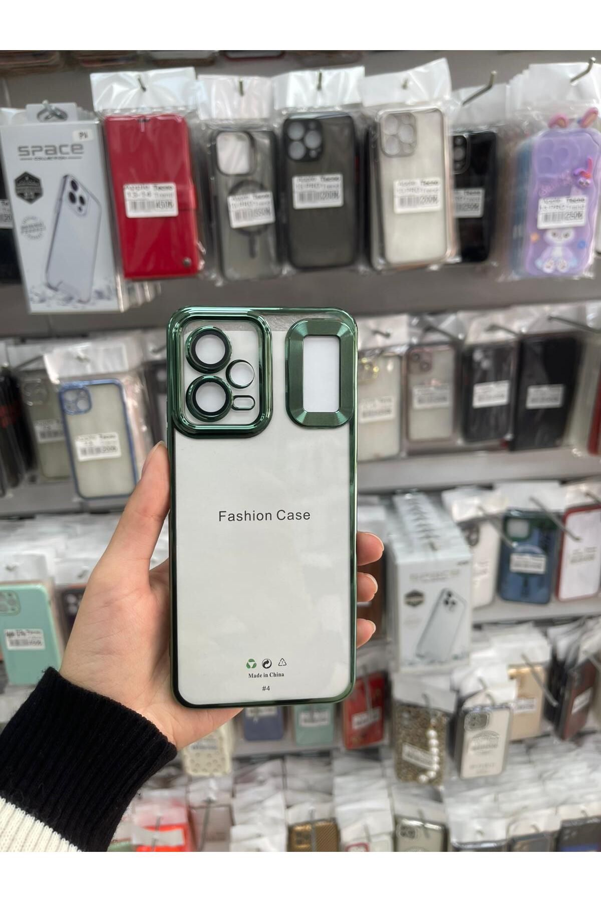 TECNOTREND xiaomi poco x5 uyumlu şeffaf renklı kılıf