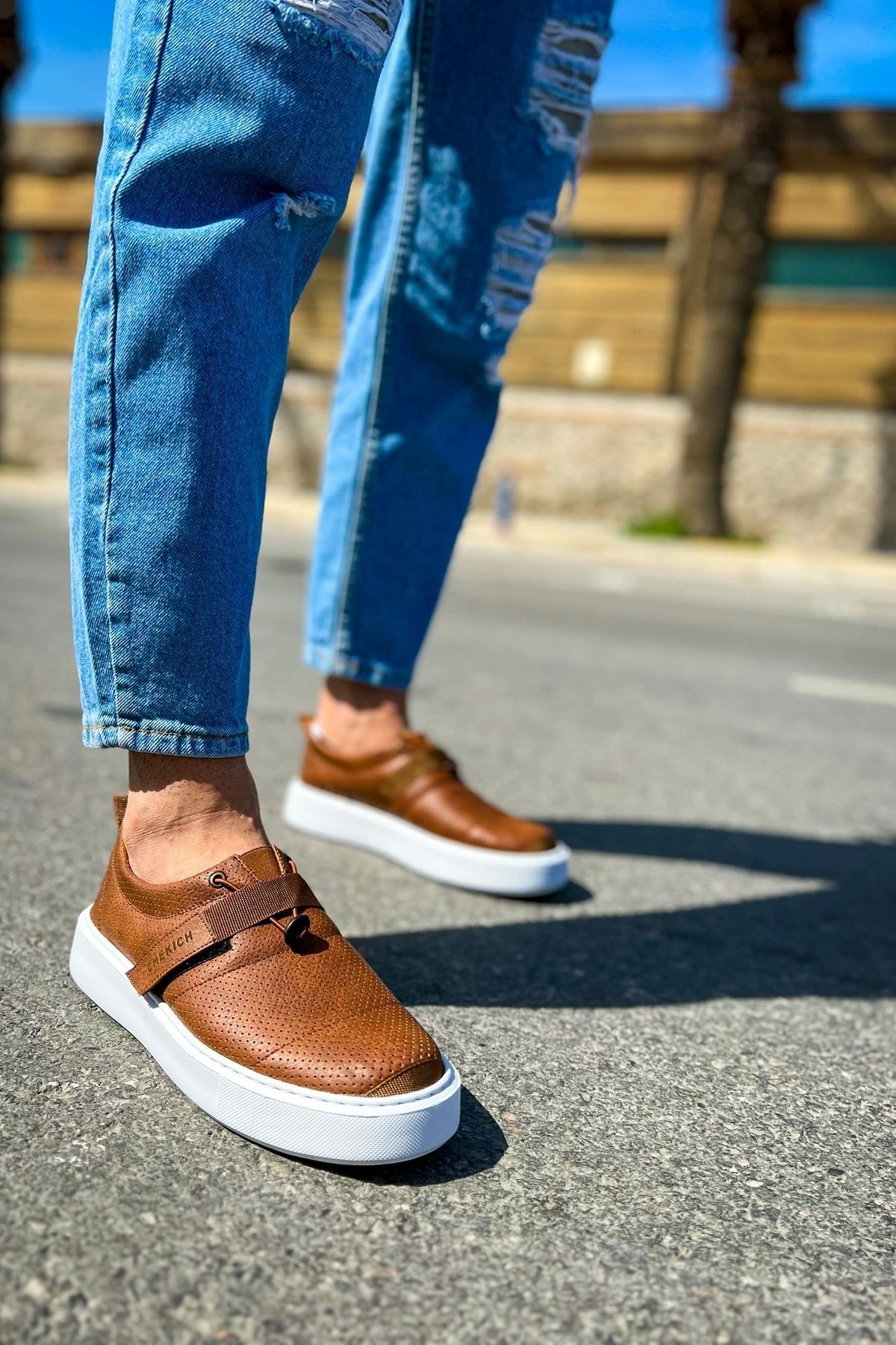 OurStyles CH147 CBT Dobeny Erkek Ayakkabı TABA