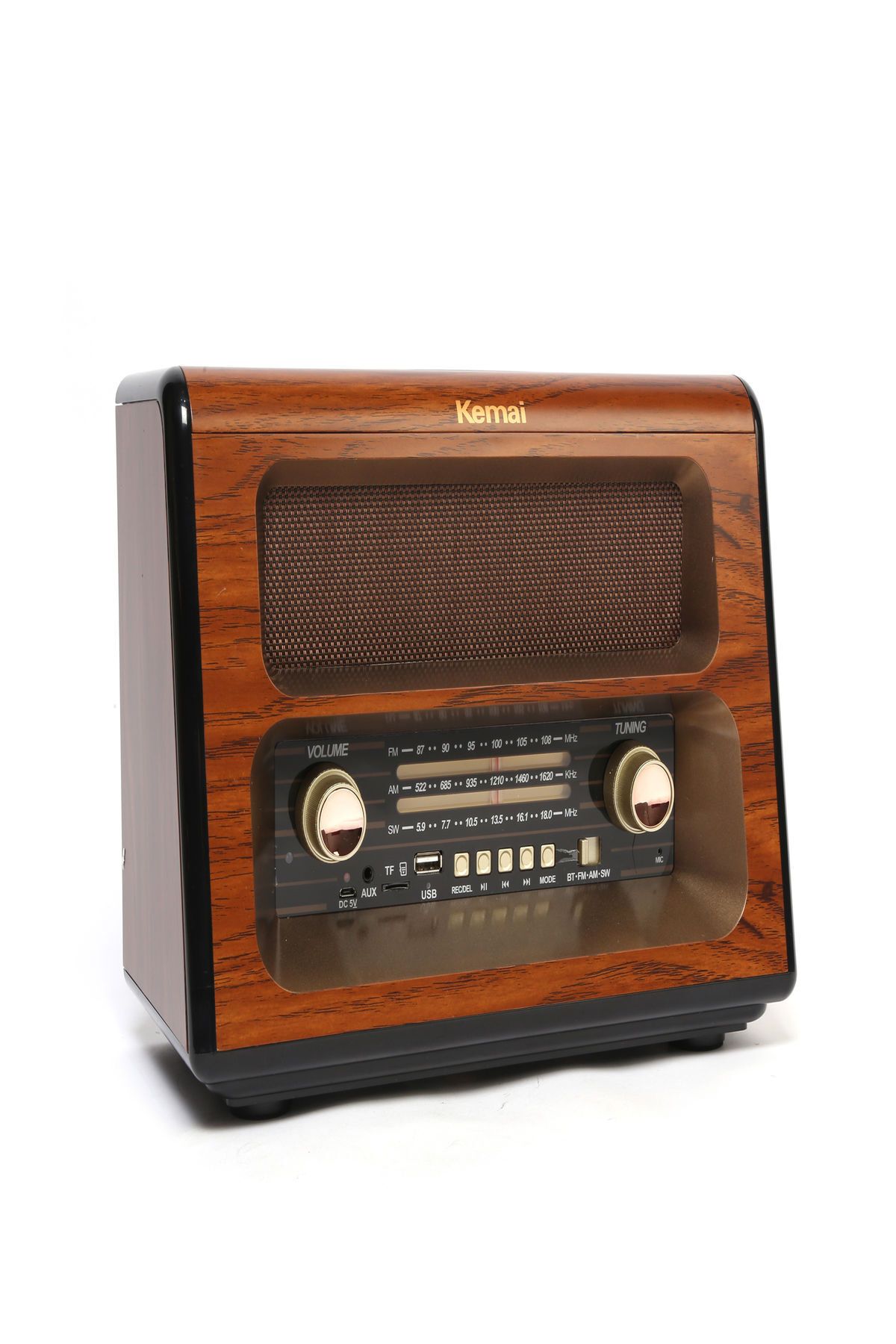 ULTRATEKNO Retro Analog Radyo MD-1910BT Şarjlı Nostaljik Radyo Bluetooth Fm Radyo USB SD MP3