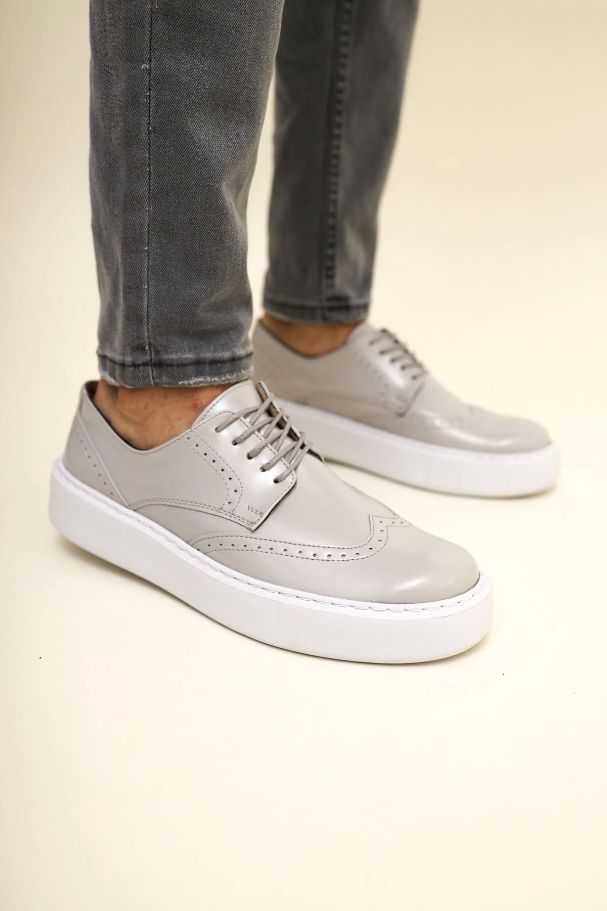 OurStyles CH149 RBT Change Over Erkek Ayakkabı BEJ