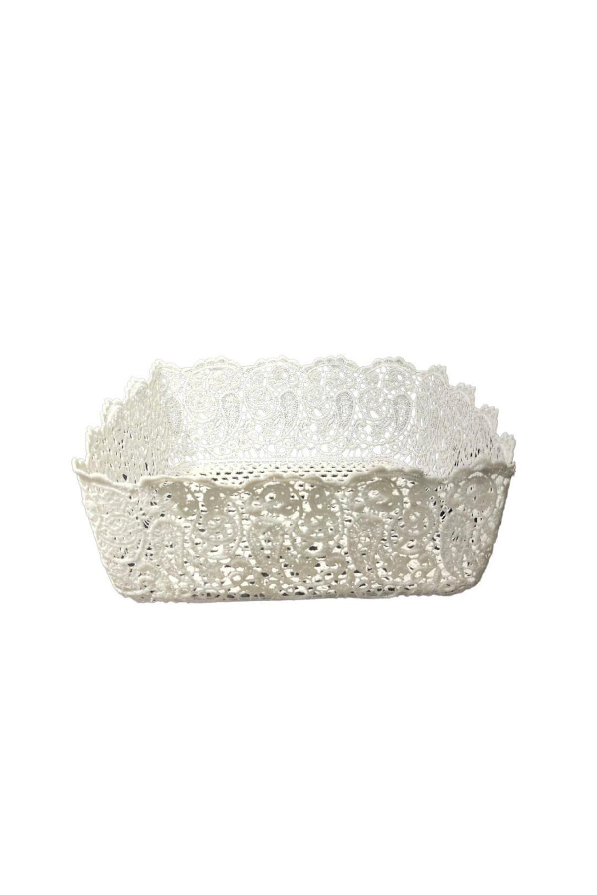 Klas Home Decor Lace Dantel Formlu Sepet