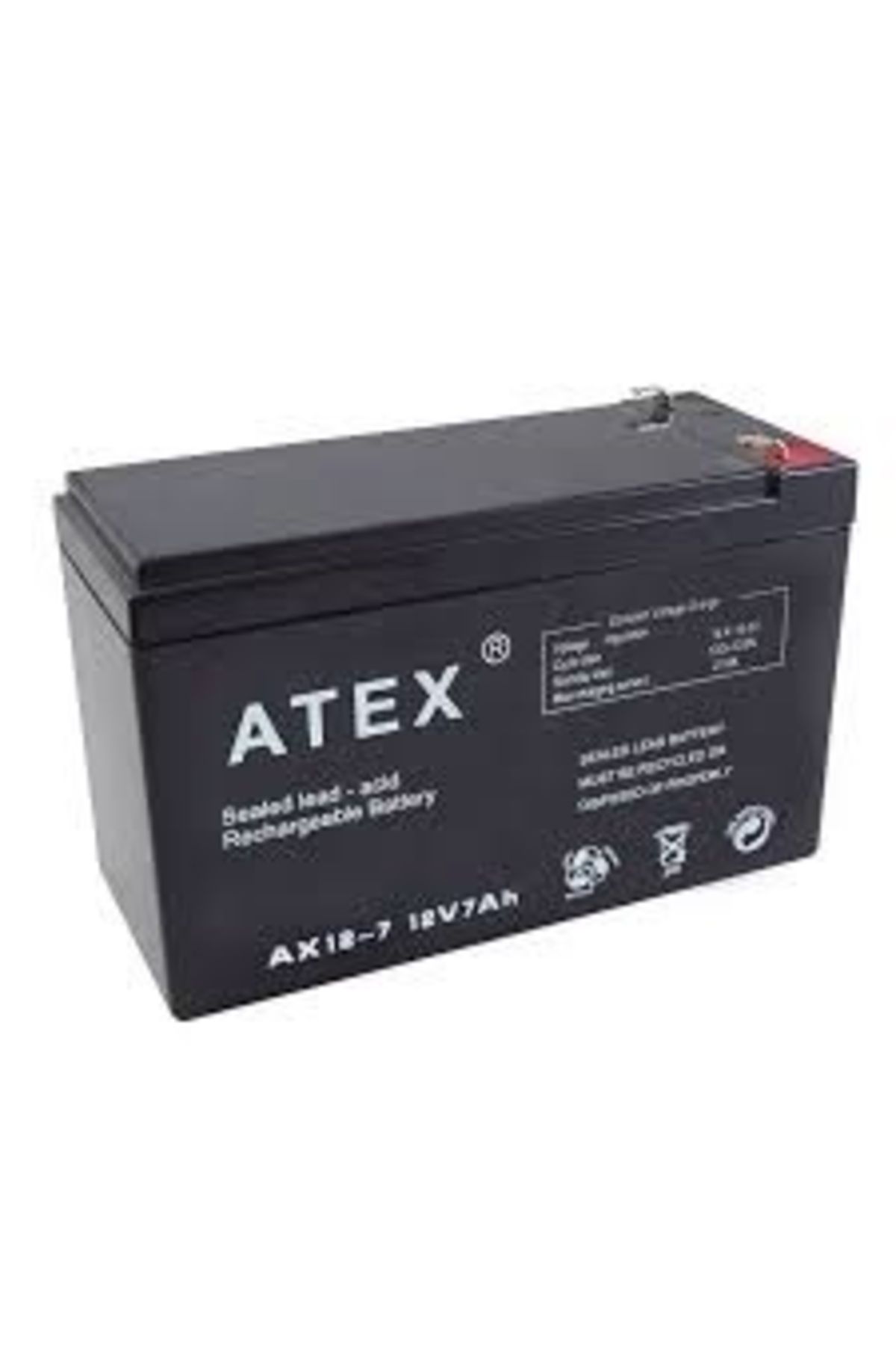 Zayla KALIN KURU AKÜ 12V-7AH AMPER (5165)
