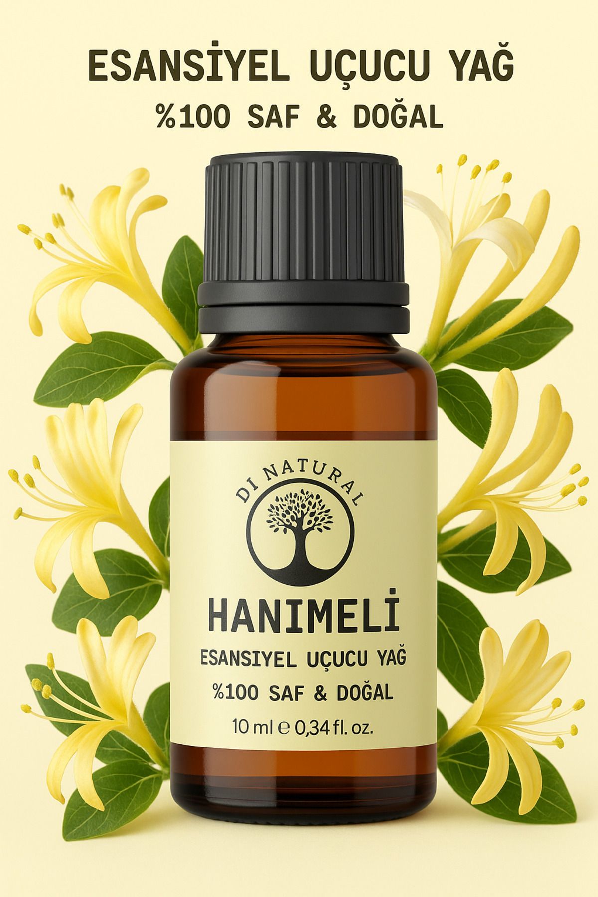 di naturel Hanımeli Uçucu Yağ %100 Saf Doğal Esans Buhurdanlık Difüzör Oda Esansı 10 ml