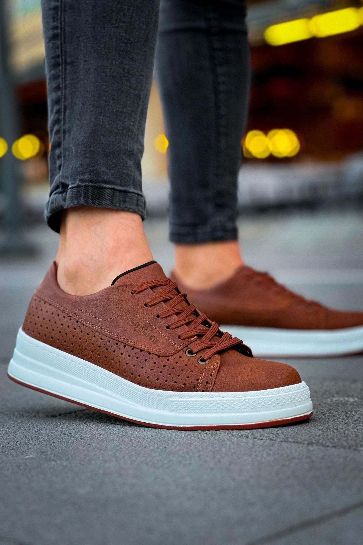 OurStyles CH043 CBT Cowien Erkek Ayakkabı TABA