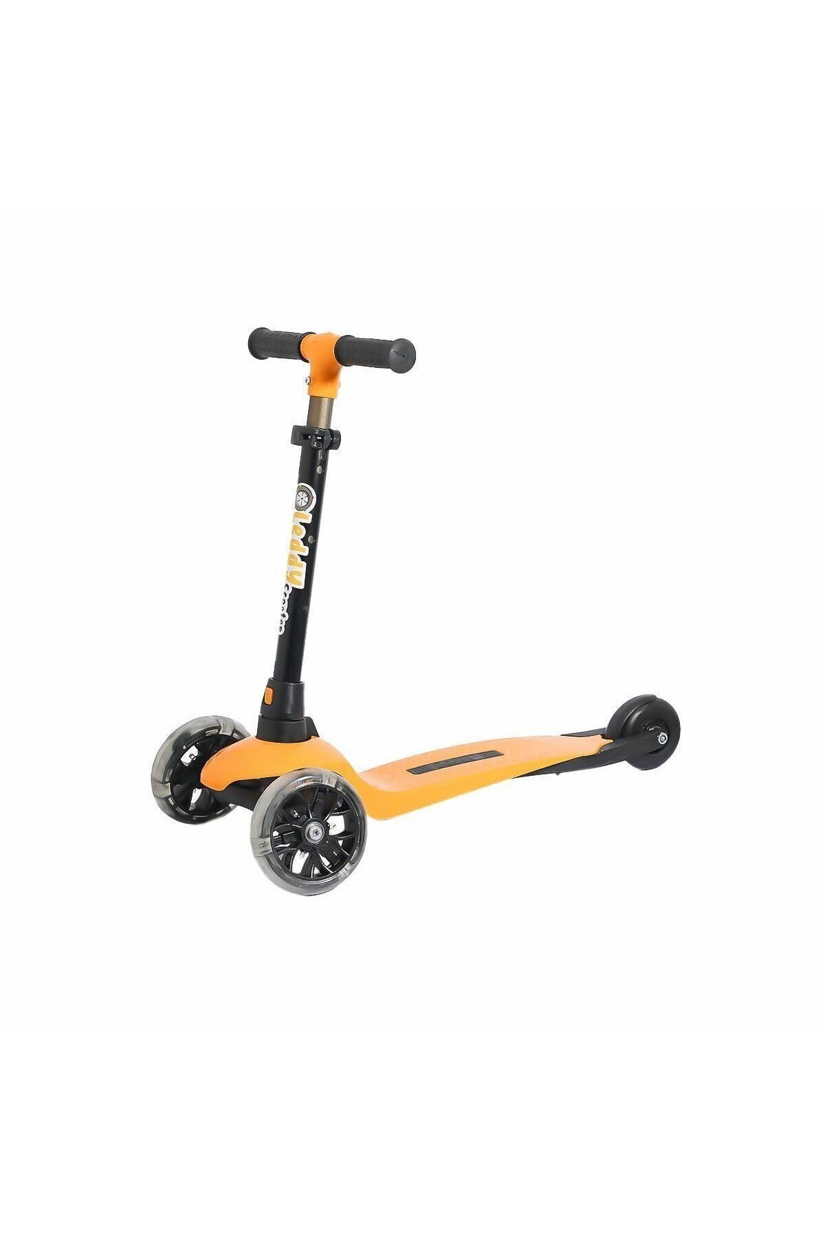 merland benvecocuk LSC2 Leddy Işıklı Scooter Turuncu -Çekirdek Zeka