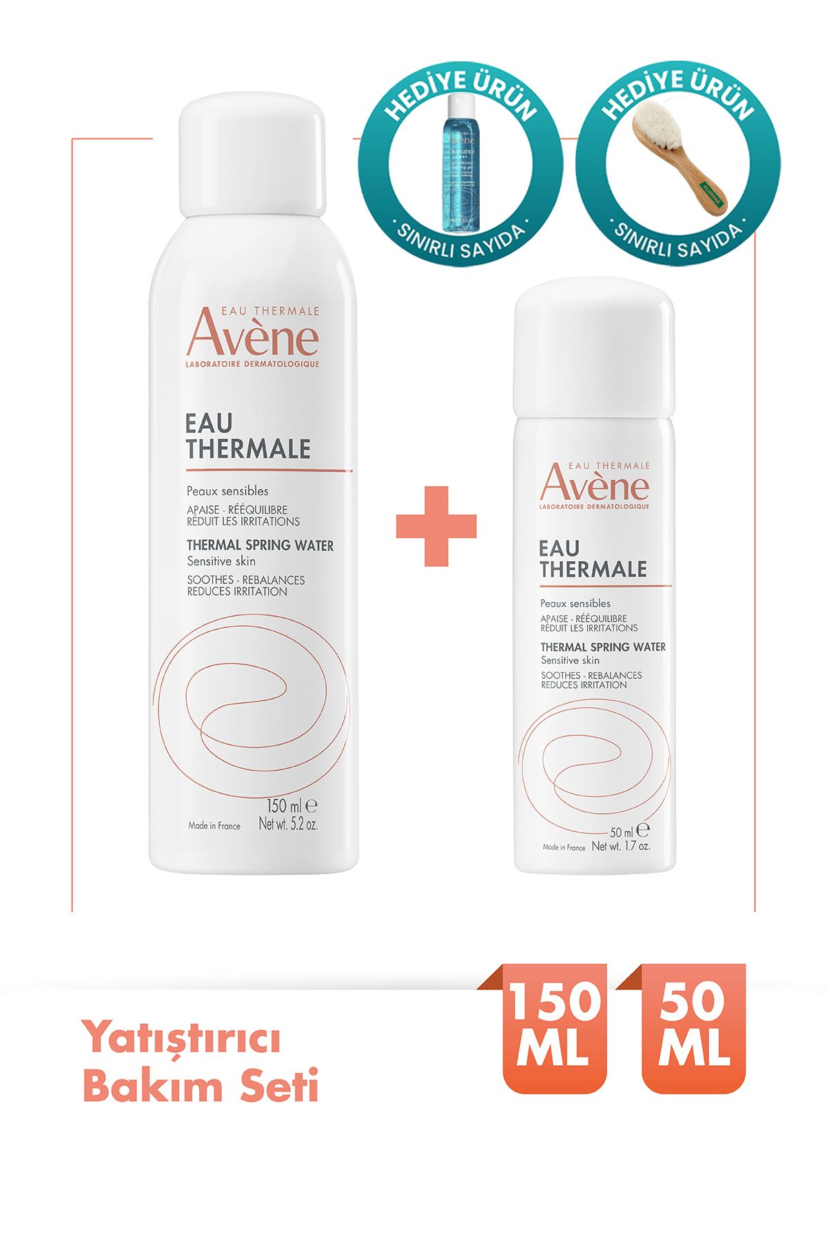 Avene Yatıştırıcı Termal Su 150ml + 50ml Termal Su Set