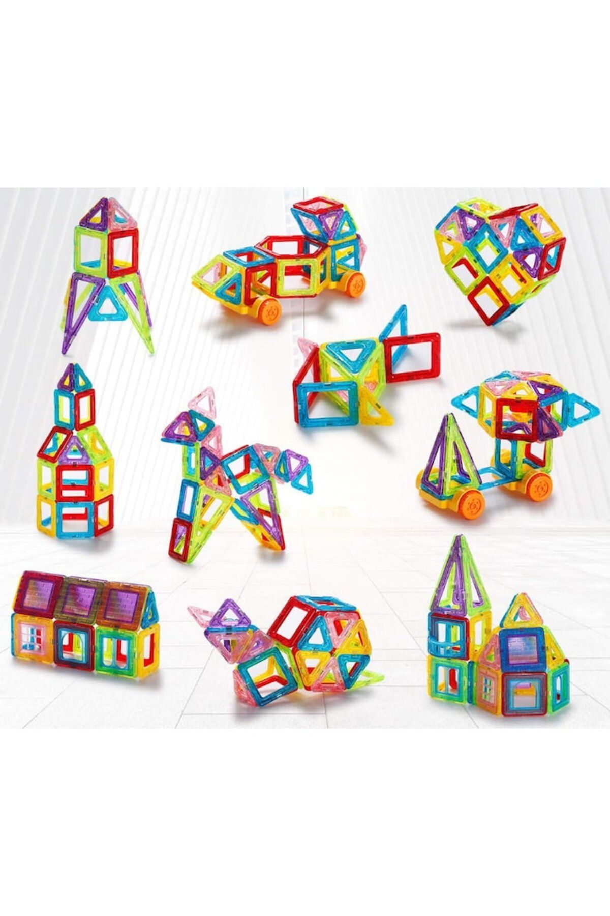 ideal STORE-Set Inteligent de Constructie Magnetic IdealSTORE The World of Blocks 3D 3