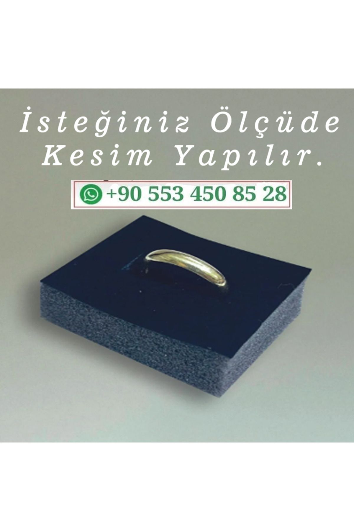 ÇUKUROVA ÜTÜ 10 ADET SİYAH SÜNGER 3,5 X 4,5 X 1 CM (Yüzük Kutusu İçin)
