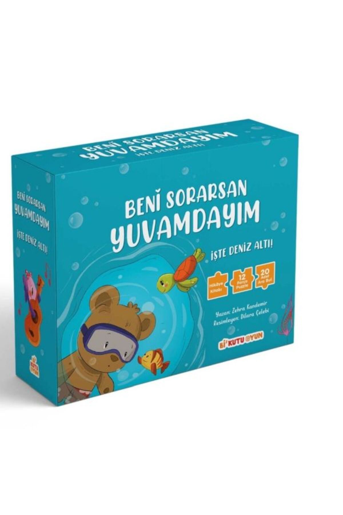 Bi Kutu Oyun Beni Sorarsan Yuvamdayım - İşte Deniz Altı! - Kitap ve Yapboz Seti