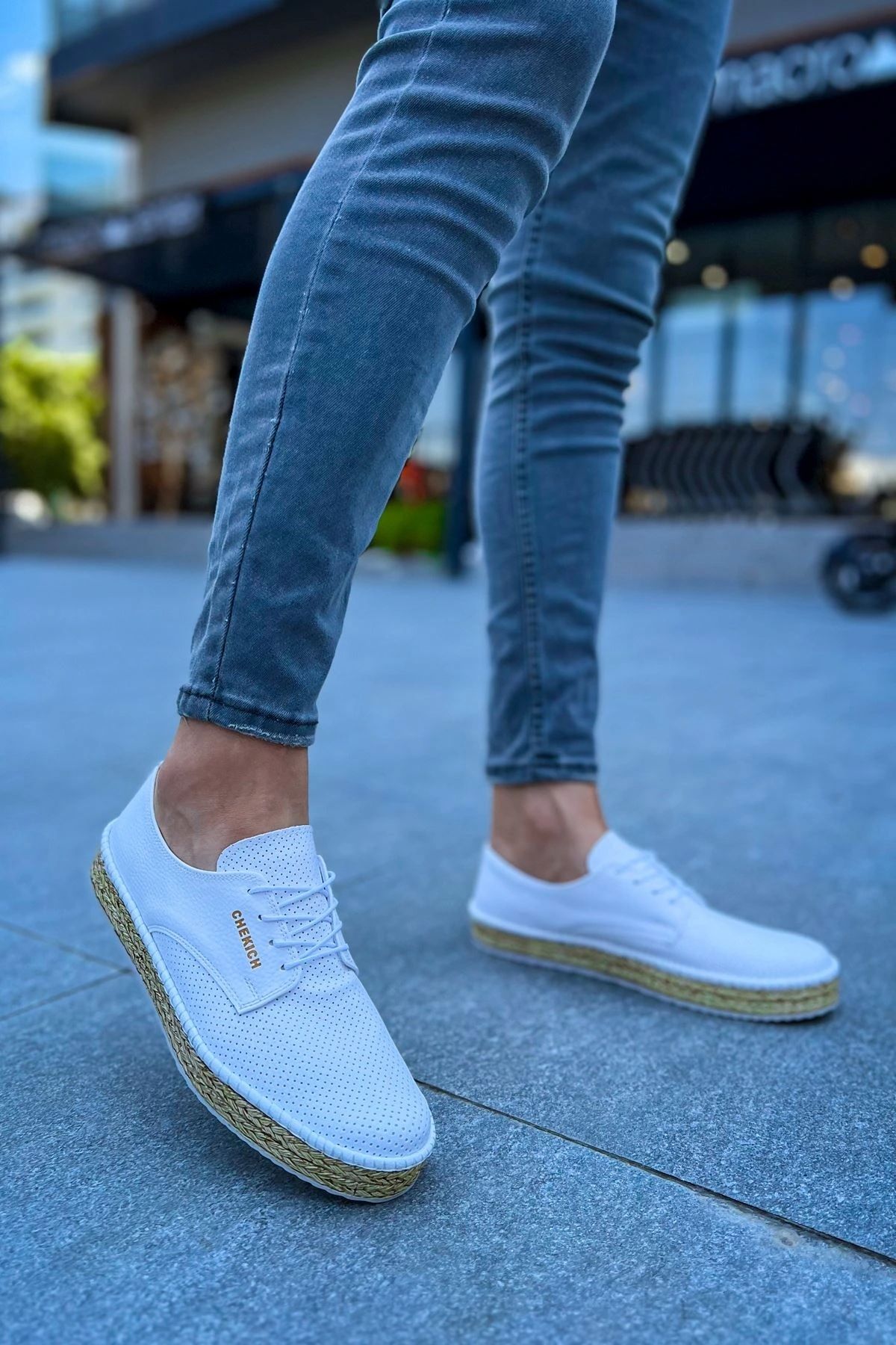 OurStyles CH117 CBT Stamina Nuova Erkek Ayakkabı BEYAZ