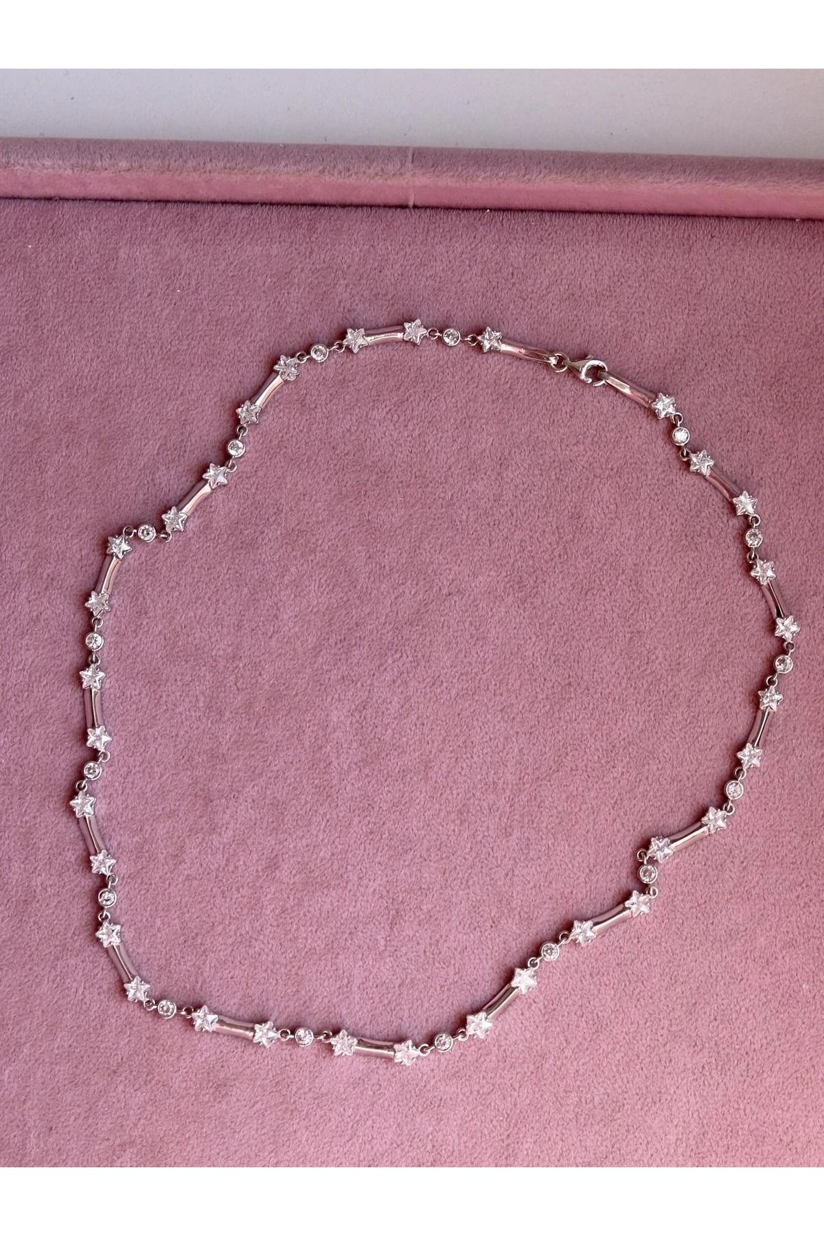 Reorah Collection Starry Circle 925 Gümüş Kolye