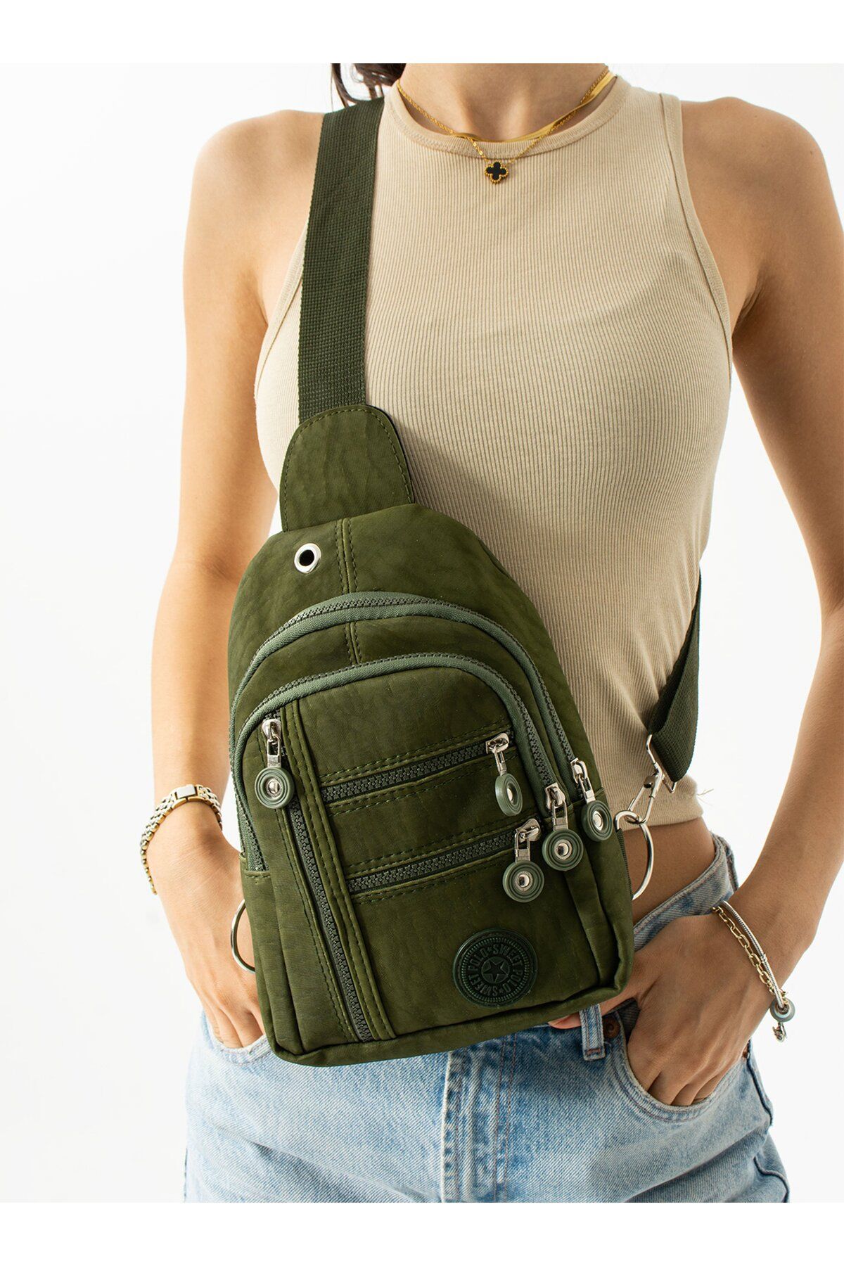Judour Bags Omuz Çantası - Haki - Judour Bags