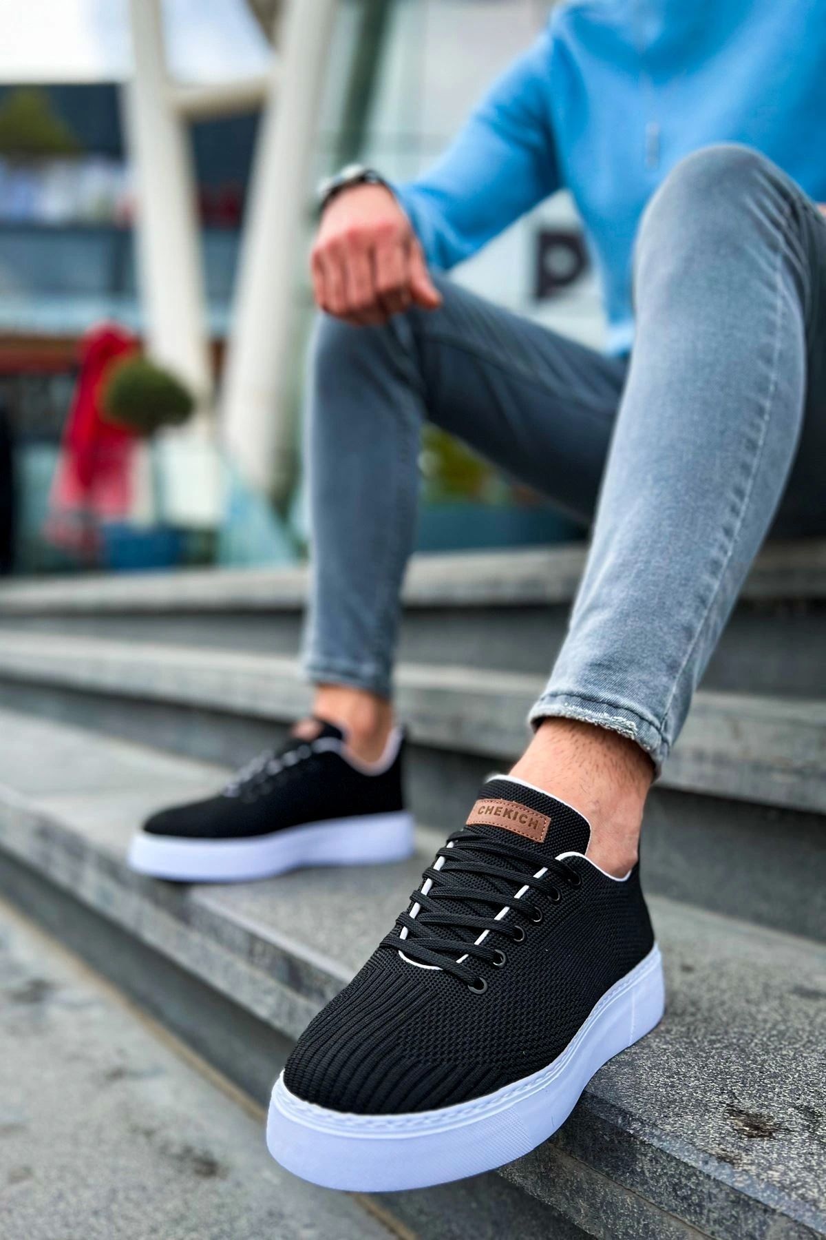 OurStyles CH413 TBT Crew Erkek Ayakkabı SIYAH