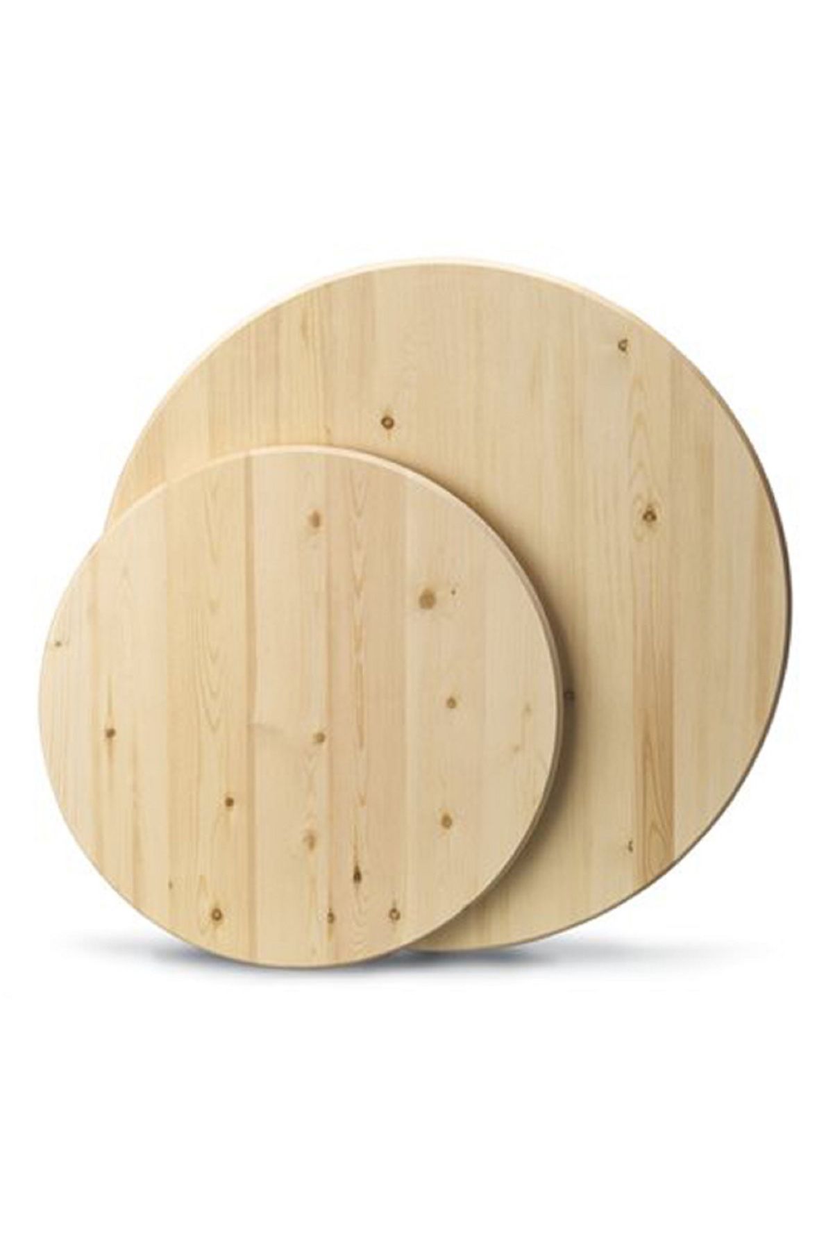 Atolye10 Yuvarlak Masa Tablası- Yuvarlak Ahşap Tabla- Sehpa Tablası-35cm