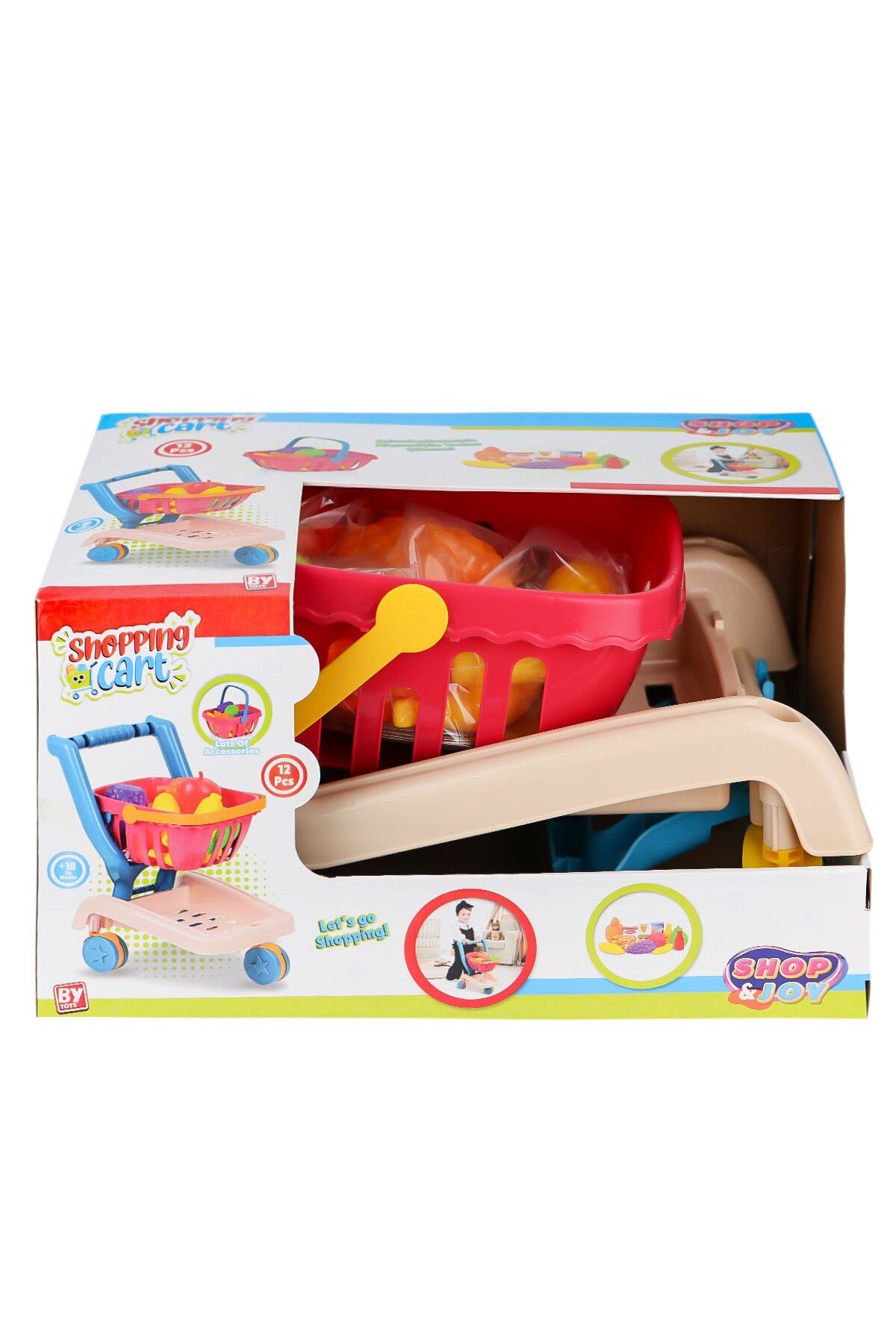 ÖZ BAYRAKTAR OYUNCAK BY-647 Market Arabası -Öz Bayraktar