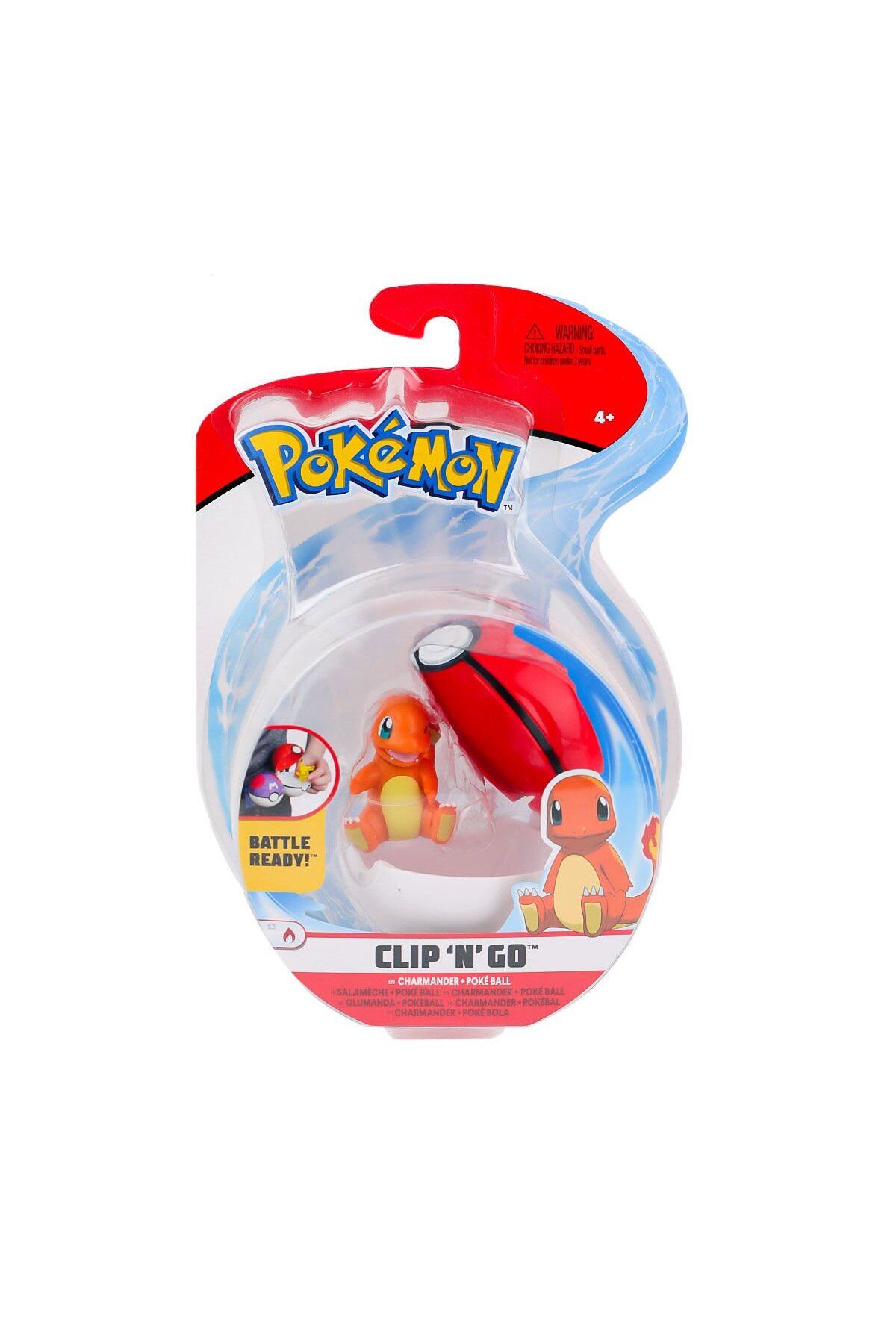 NECO TOYS POK PKW0145 Pokemon Clip N Go Charmander