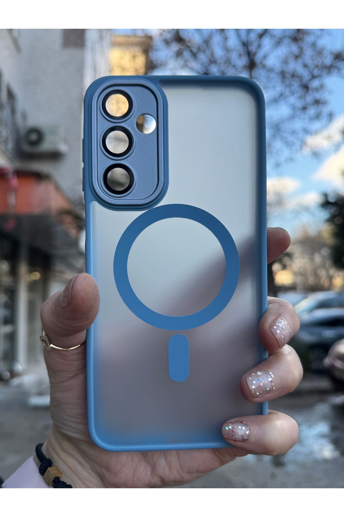 DÜNYA AKSESUAR Samsung Galaxy S24 Fe Lens Korumalı Mat Darbe Önleyici Tam Koruma Silikon Kılıf