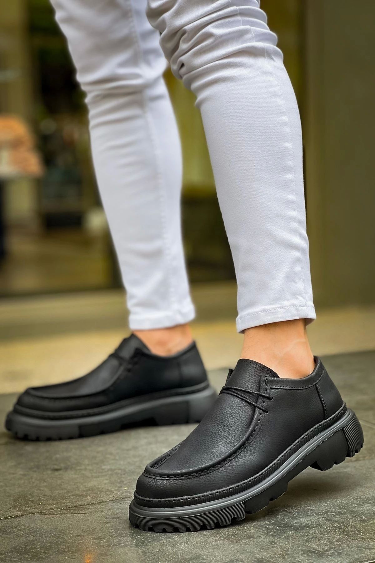 OurStyles CH2404 CST Castle Erkek Ayakkabı SIYAH