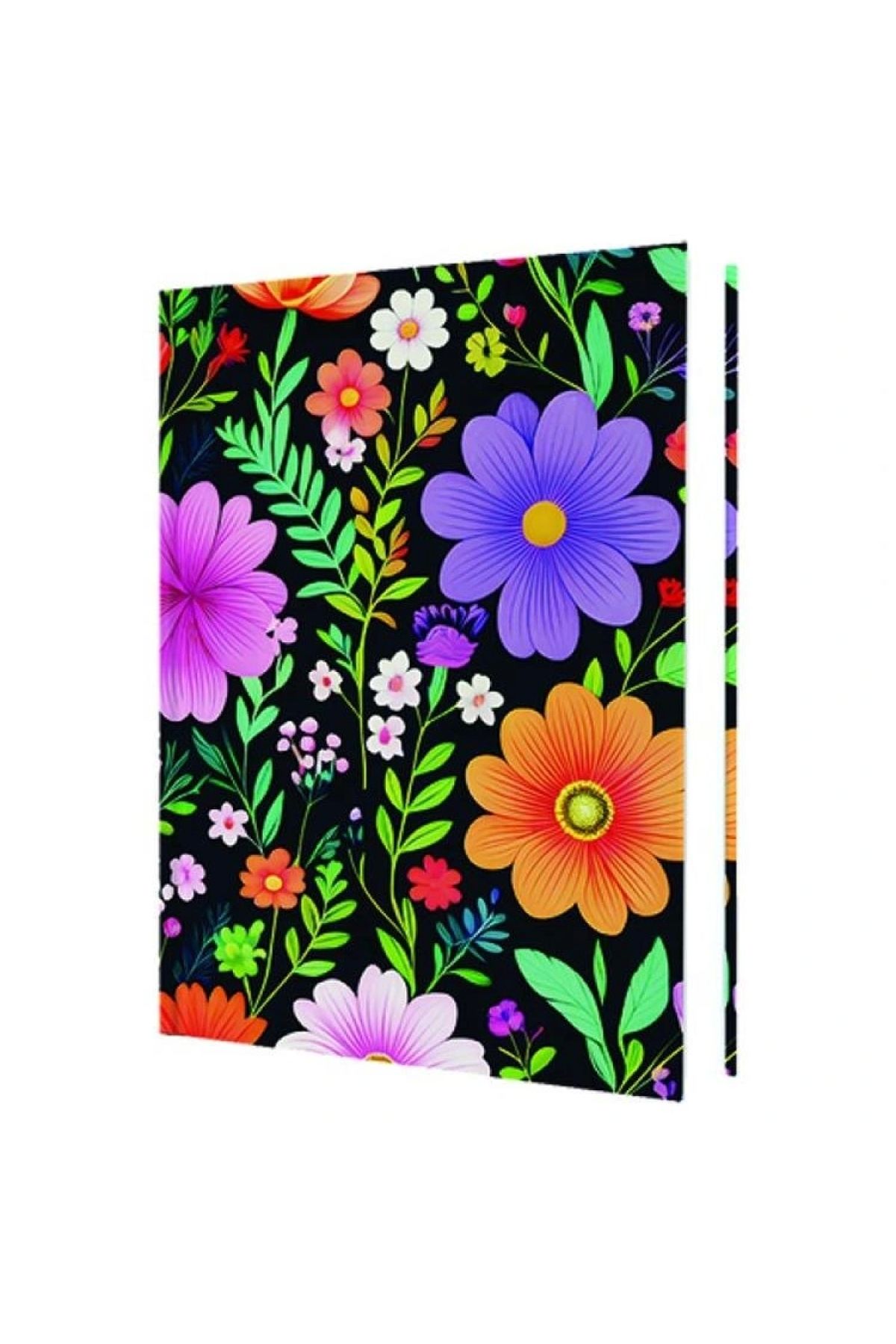 DEFFTER 64898-6 SPRING 2025 / WILDFLOWERS 14X20 SERT KAPAK ÇİZGİLİ DEFTER 96 YP.