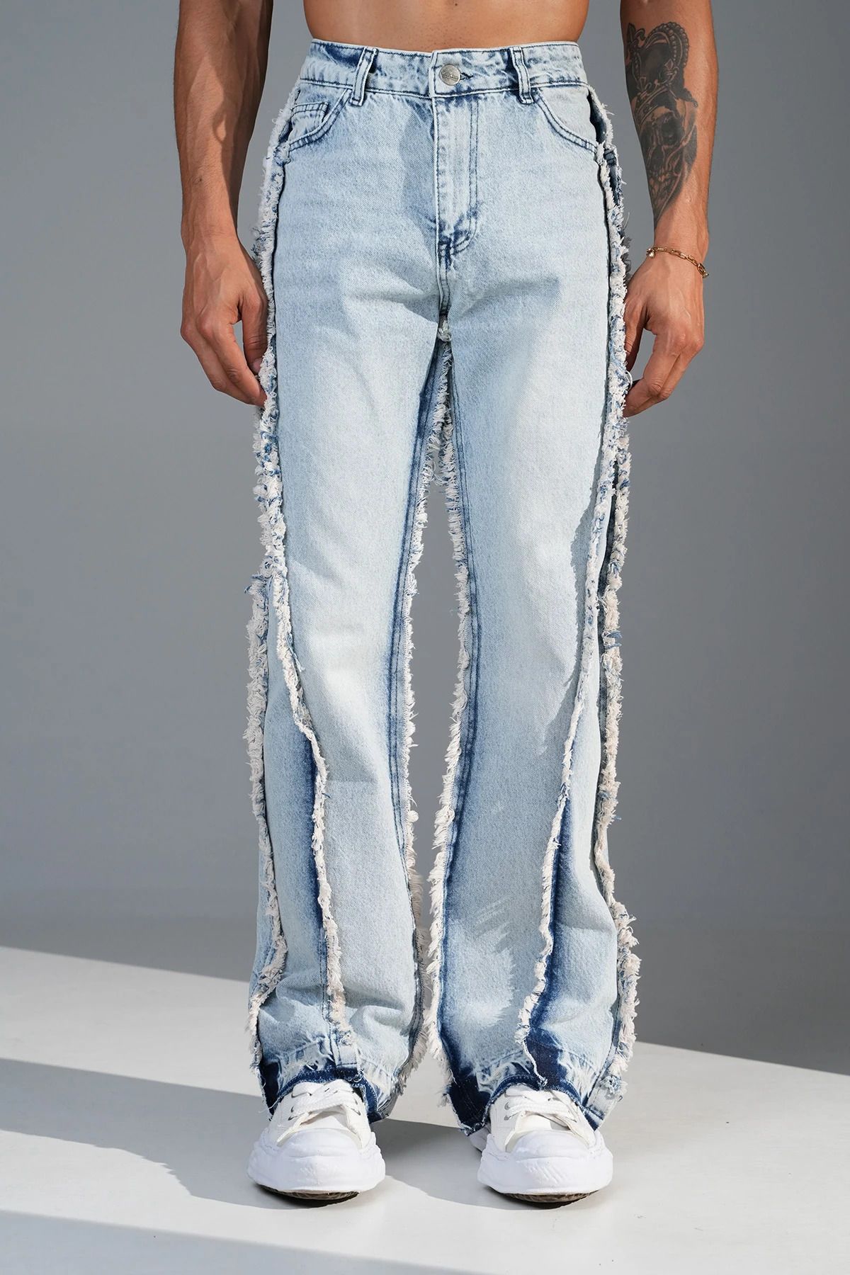 İkao Regular Fit Flare Kot Pantolon