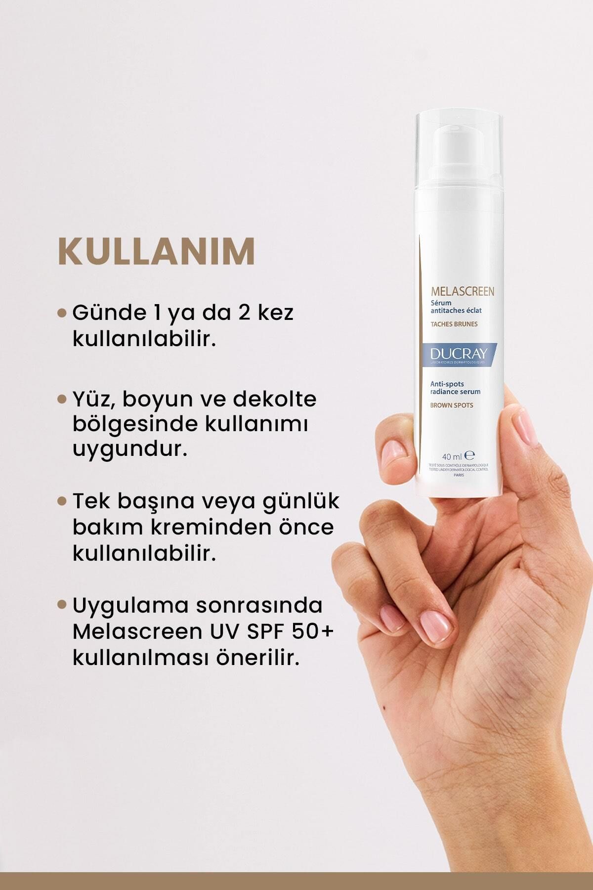 ست مراقبت پوست مجموعه تعمیر و نگهداری تانکس کننده ضد رنگ پوست: سرم MELASCREEN 40ML + کرم دور چشم 15 میل Ducray