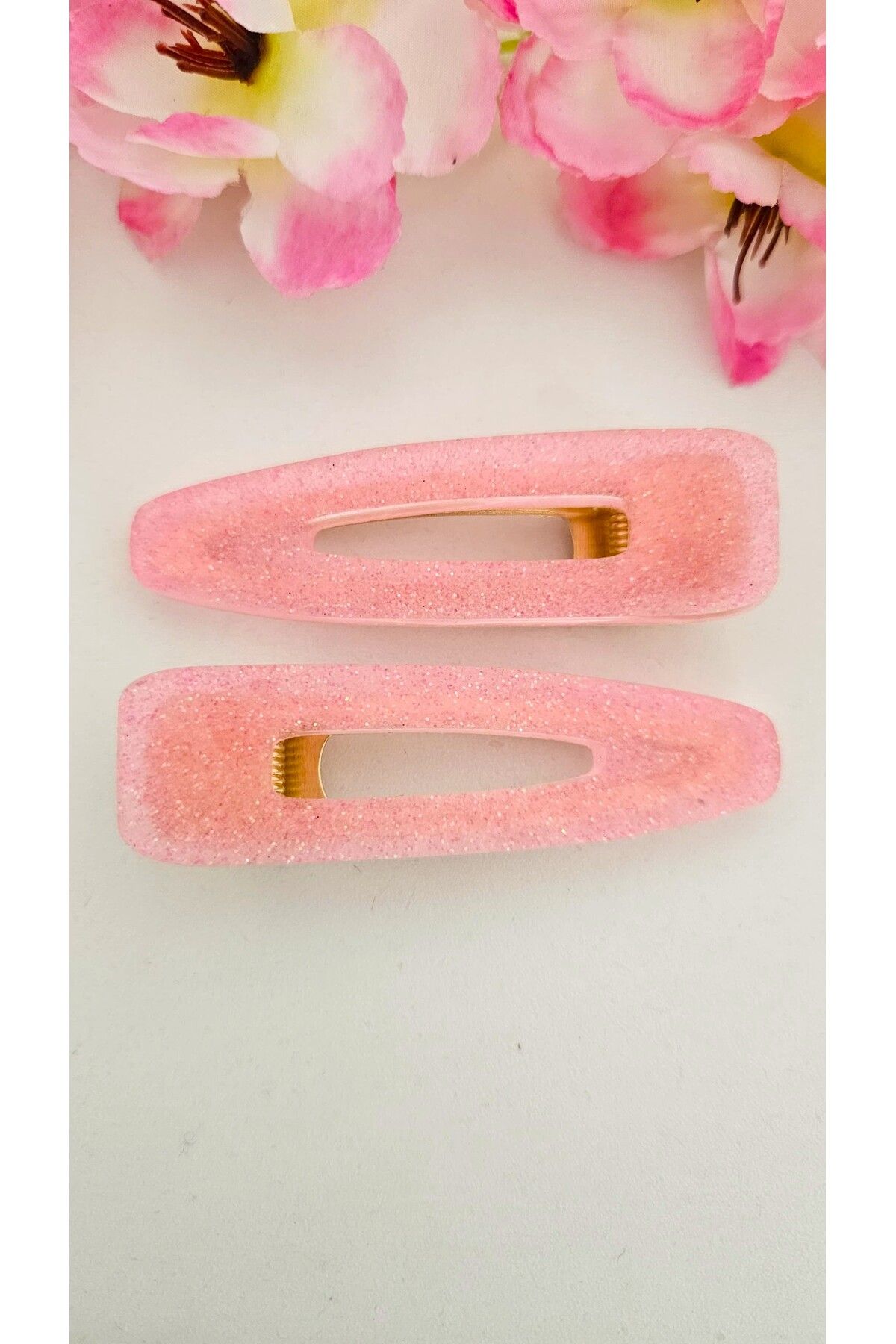cityvision Hologramlı Pembe Yan Toka 2 adet 7 cm