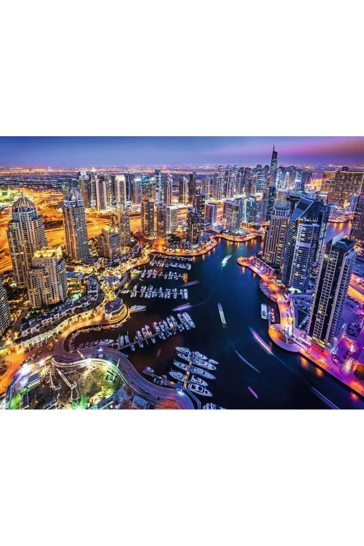 RAVENSBURGER 1500 Parça Dubai Marina Puzzle