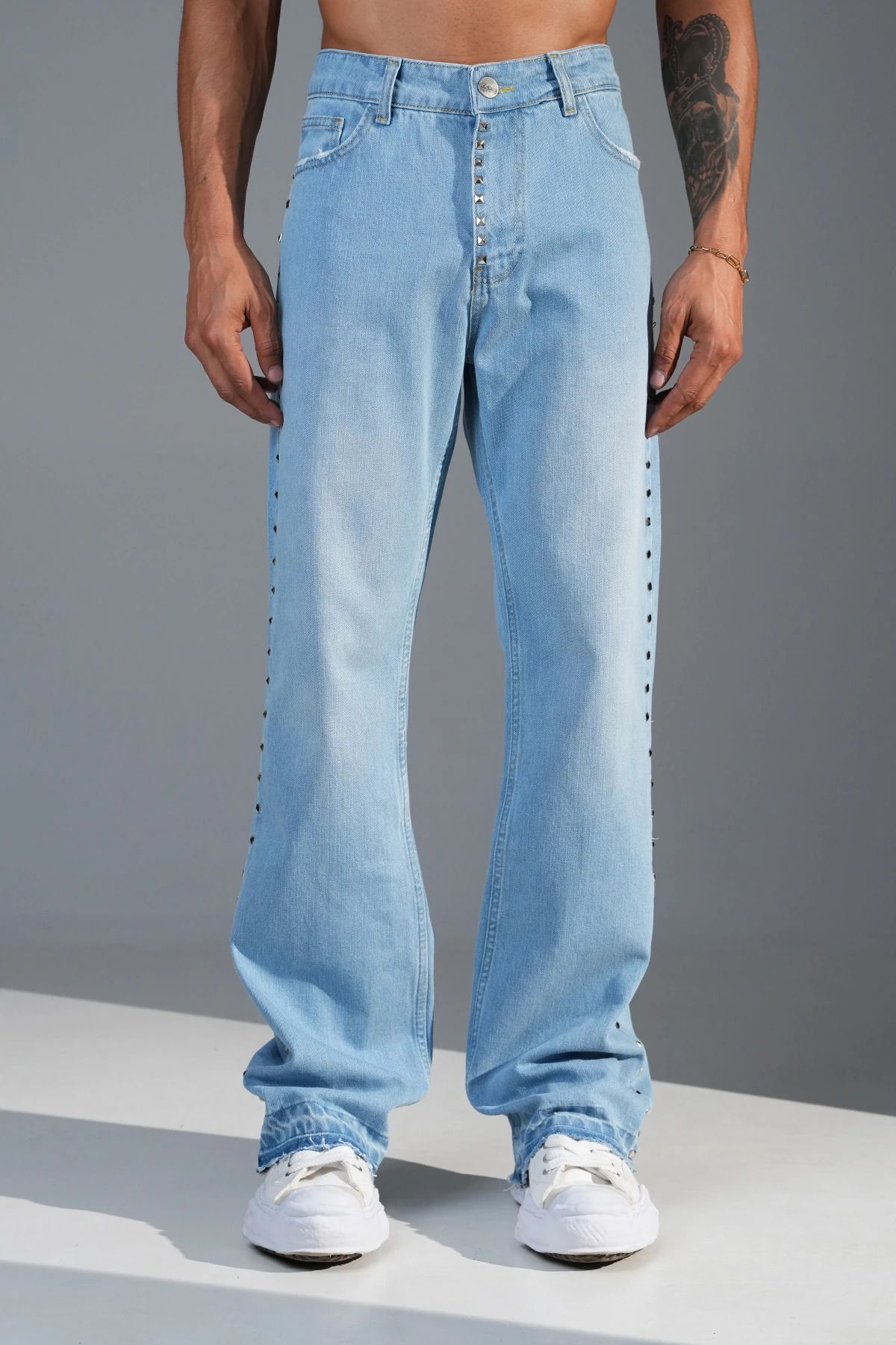İkao Regular Fit Flare Kot Pantolon